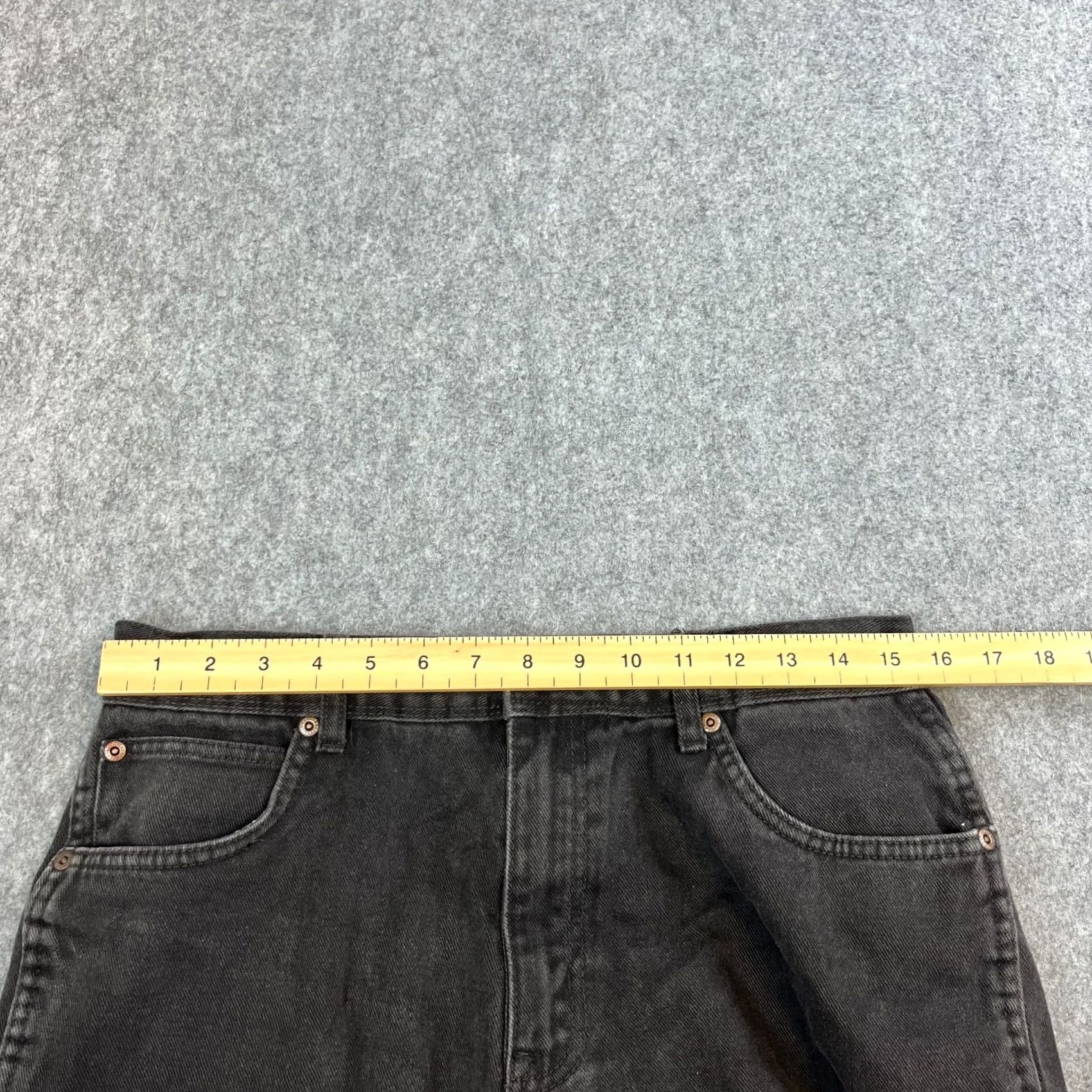 Wrangler VINTAGE Wrangler Jeans Regular Straight 30 30 Dark Black Cowboy Western 100% Cotton Mens Jeans Size US 30 / EU 46 - 6 Thumbnail