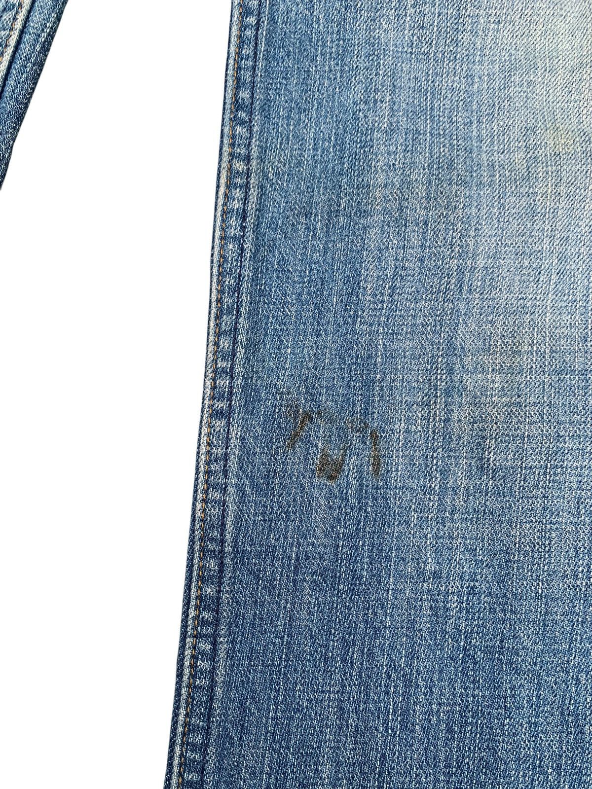 Kapital KARAKURI TAMASHI FISH KOI SAKURA EMBROIDERY DISTRESSED DENIM Size US 32 / EU 48 - 25 Thumbnail
