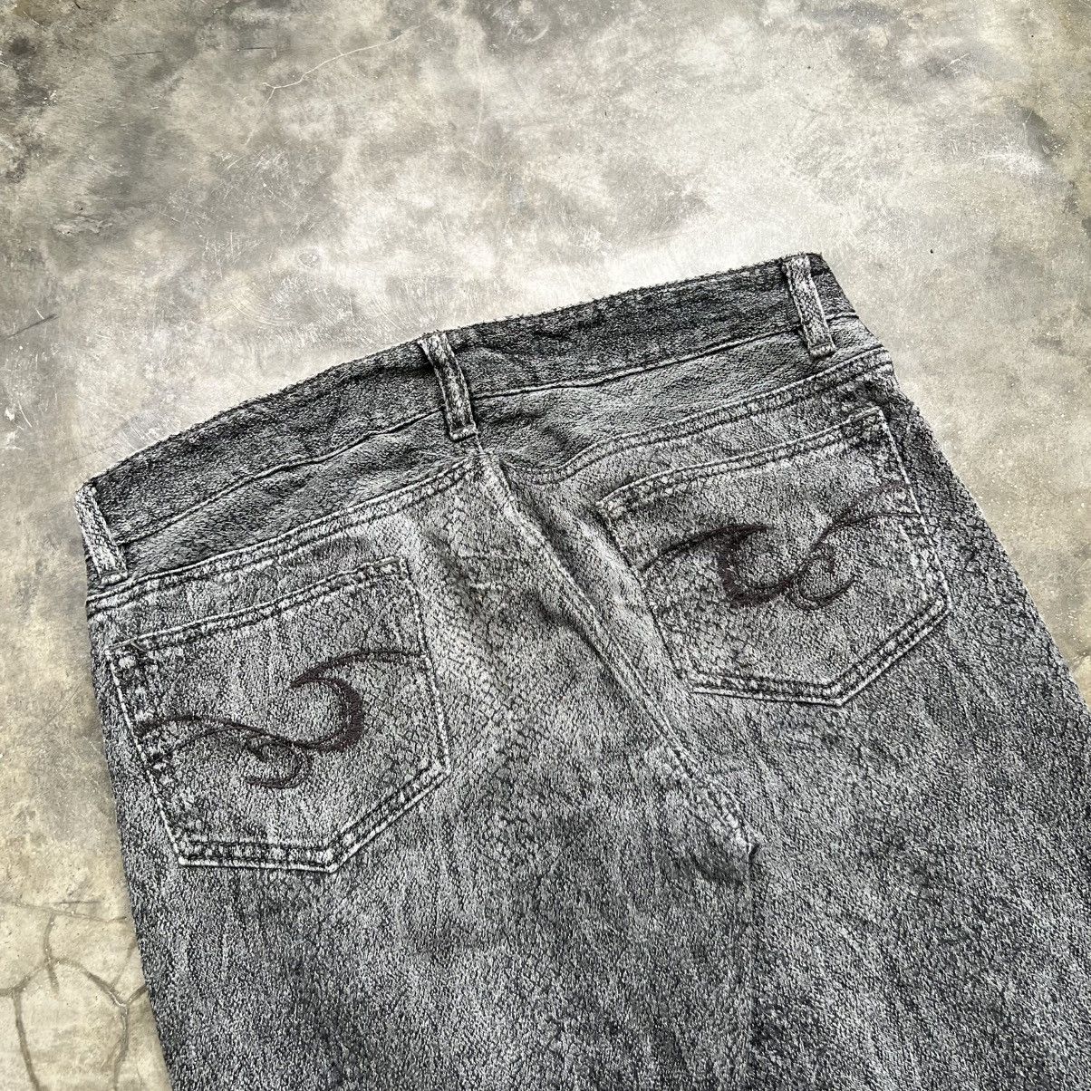 If Six Was Nine 2000s Custom Culture Snake Skin Texture Pants Size US 29 - 4 Thumbnail