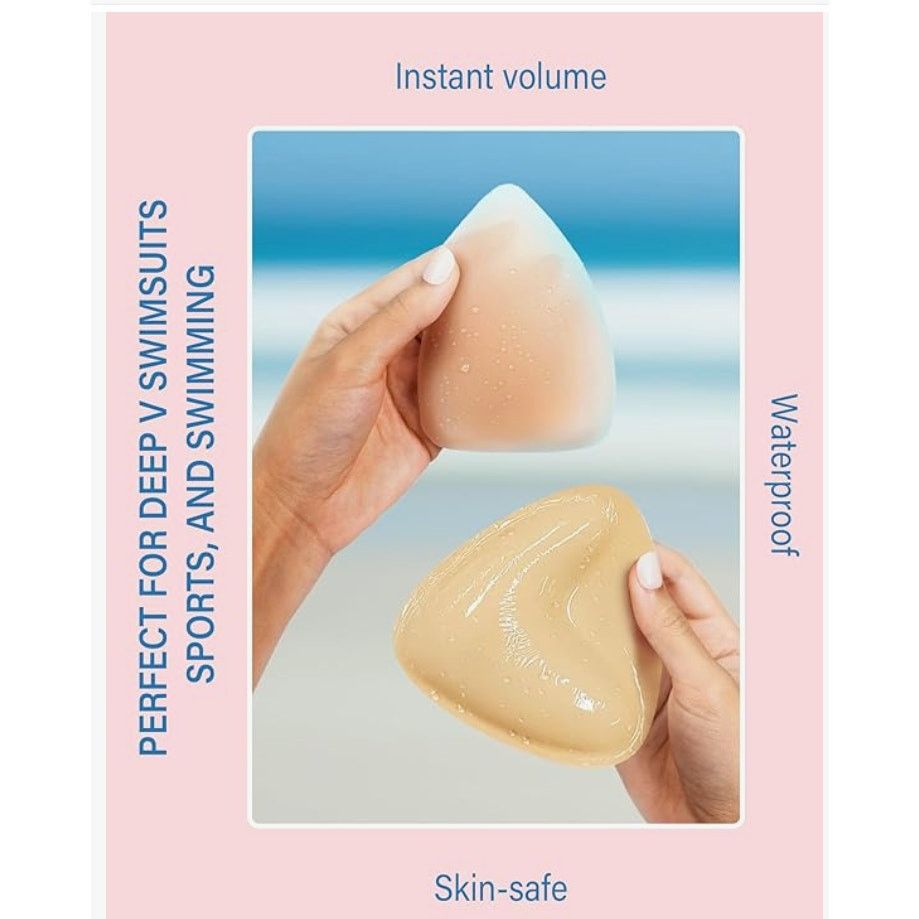 The Unbranded Brand Sticky Push Up Inserts Set - Reusable Double Sided Adhesive Size ONE SIZE - 2 Thumbnail