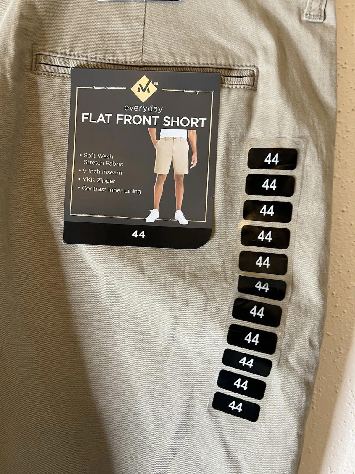 Designer Members Men's Everyday Stretch Flat Front Short Size 54 Size US 44 / EU 60 - 3 Thumbnail