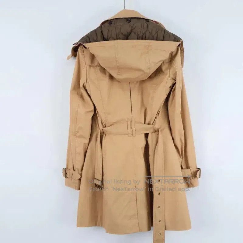 Burberry Burberry Women's Khaki Spring Autumn Trench Coat. Size XS / US 0-2 / IT 36-38 - 2 Thumbnail