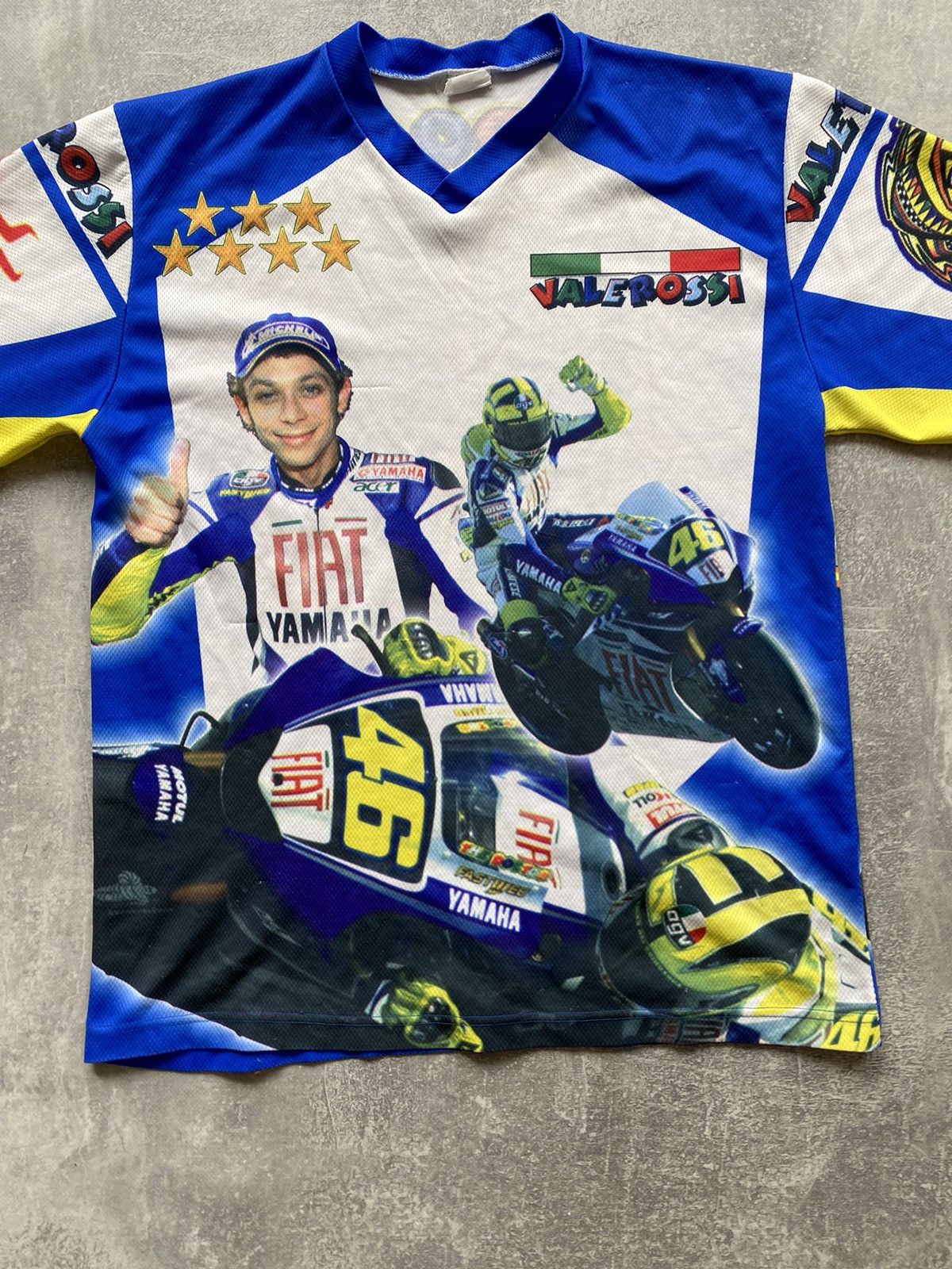 Vintage Vintage 90s Valentino Rossi The Doctor 46 Racing T-shirt Size US S / EU 44-46 / 1 - 8 Thumbnail
