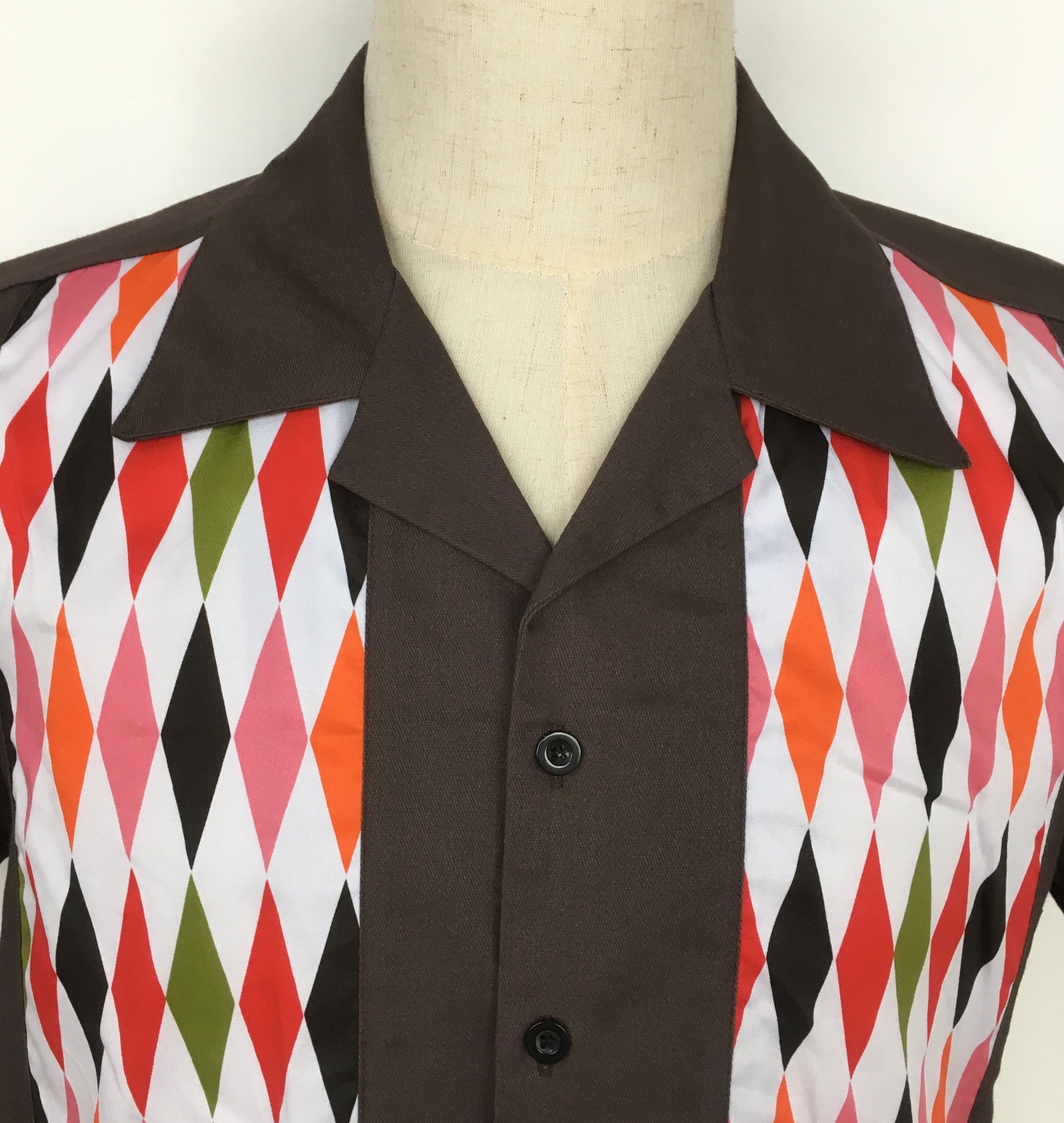 Other Panel Shirt Plus Size Two-tone Graphic Shirts Men Size US XL / EU 56 / 4 - 5 Thumbnail