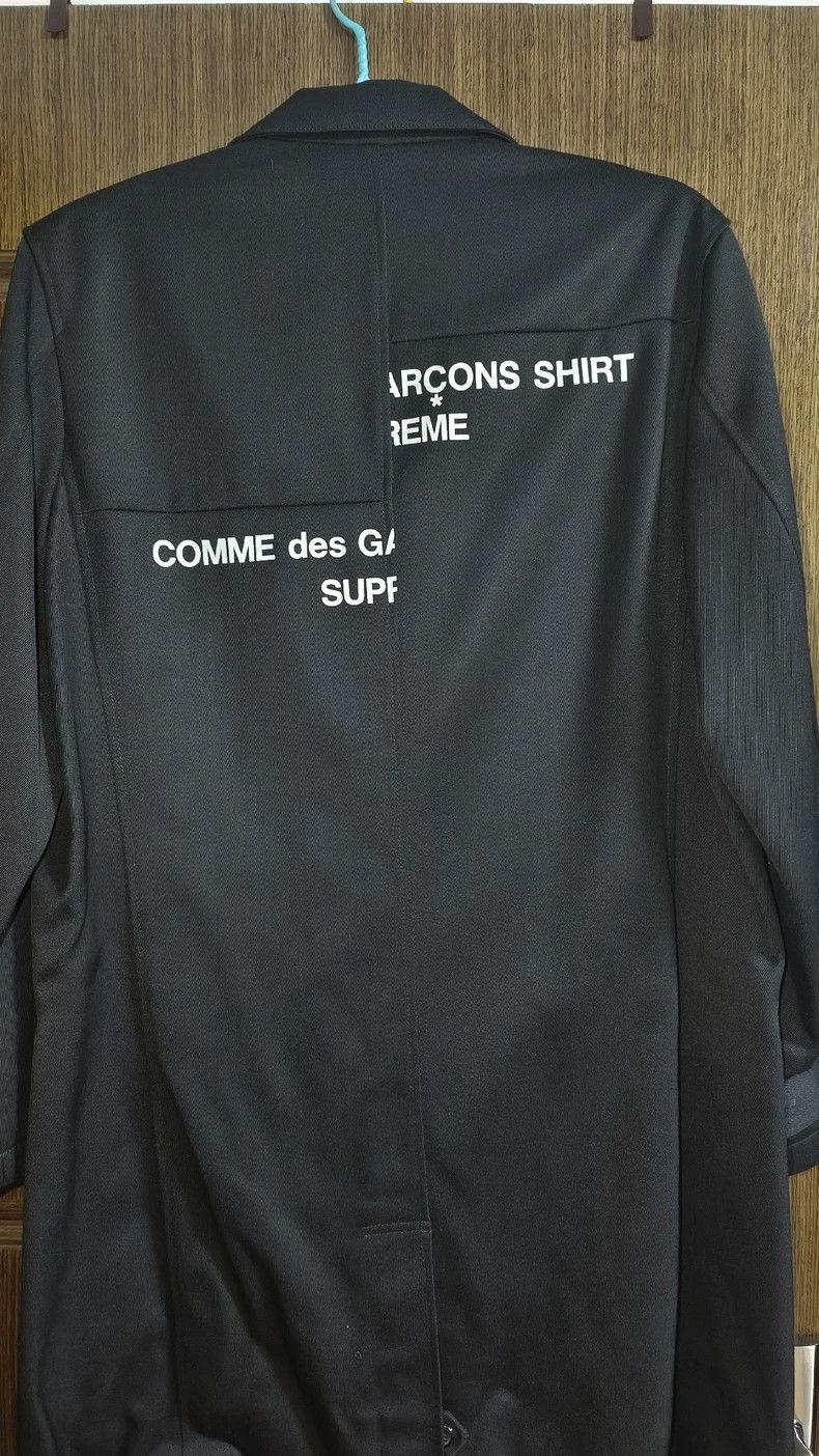 Comme des Garcons Supreme x CDG FW18 Shirt Coat Size US M / EU 48-50 / 2 - 1 Thumbnail