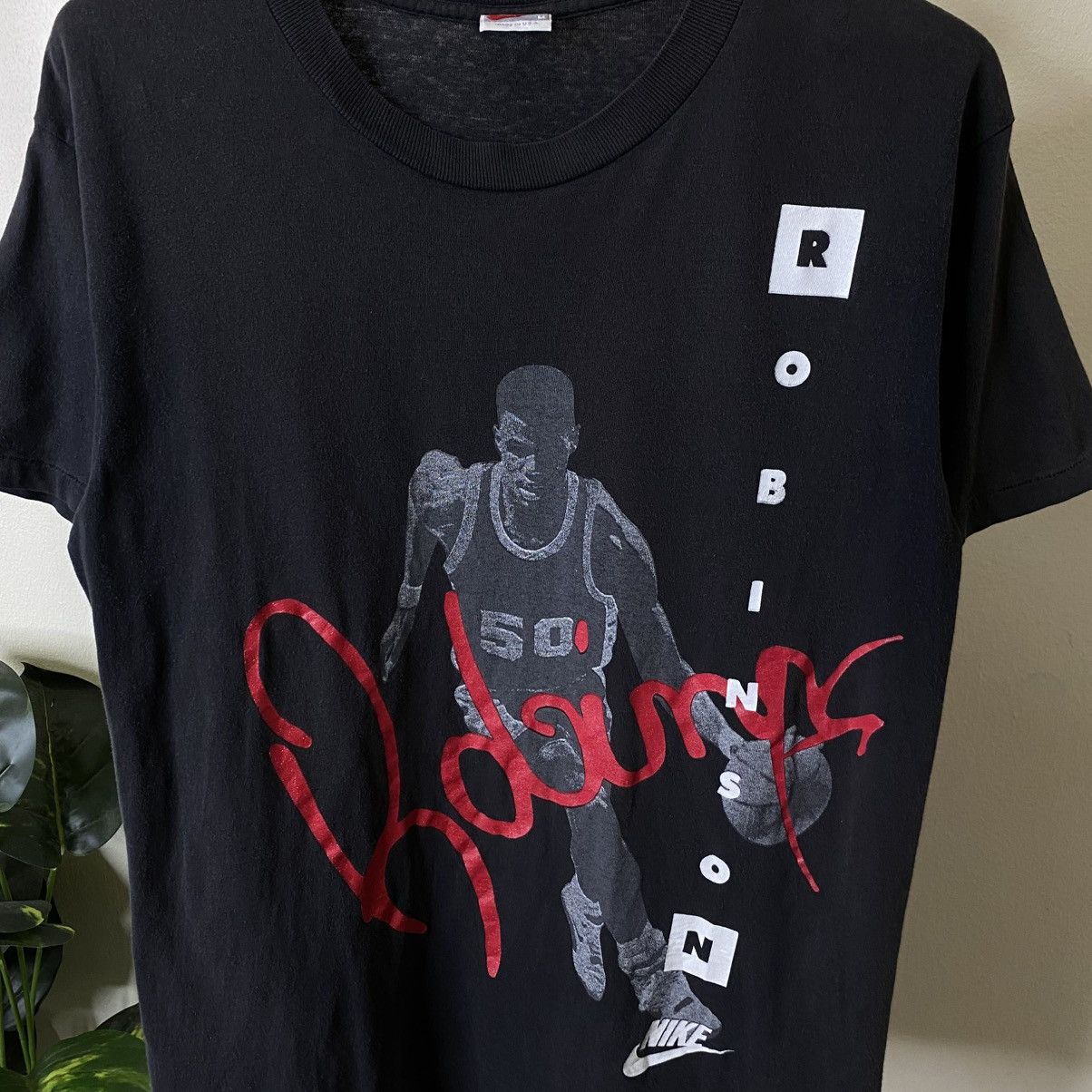 Nike Vintage 1990s Nike David Robinson T-shirt Size US M / EU 48-50 / 2 - 2 Thumbnail