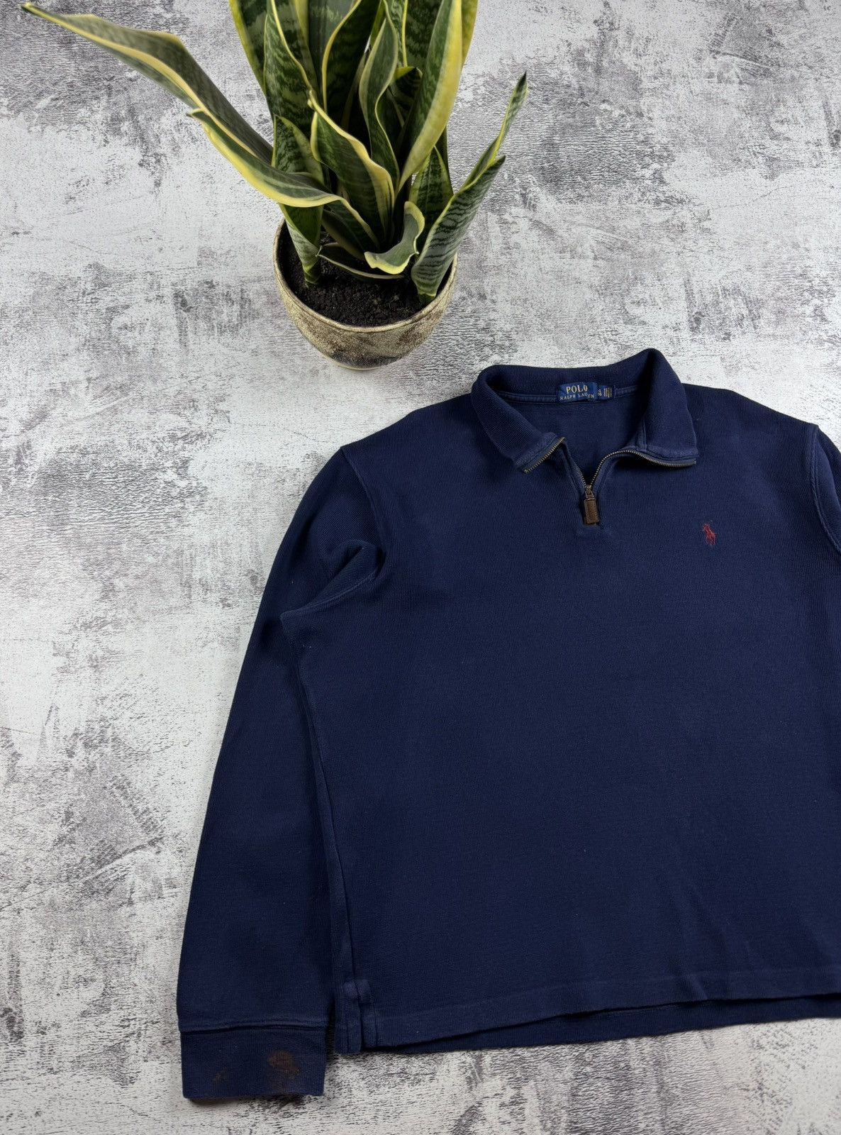 Polo Ralph Lauren Polo Ralph Lauren Retro 1/3 Zip Sweatshirt Hoodie Pullover Size US XL / EU 56 / 4 - 2 Thumbnail