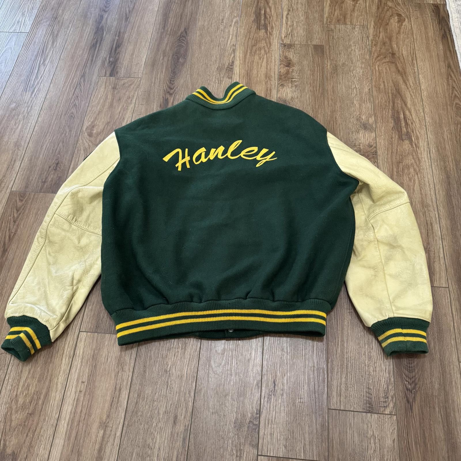 Other Vintage 80s Letterman Varsity Wool Jacket Size US XXL / EU 58 / 5 - 2 Thumbnail
