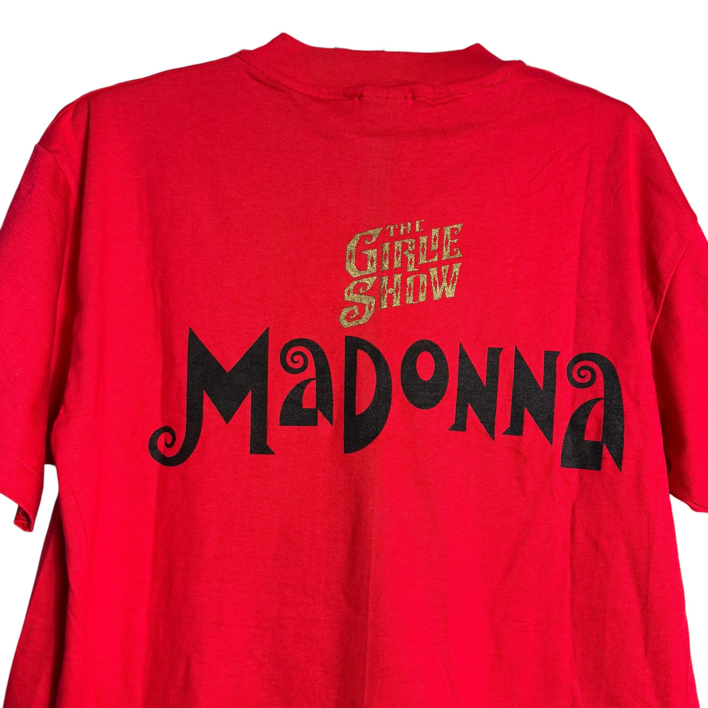 Band Tees 🔥RARE🔥Vintage Madonna The Girlie Show T-shirt Single Stich Size US L / EU 52-54 / 3 - 6 Thumbnail