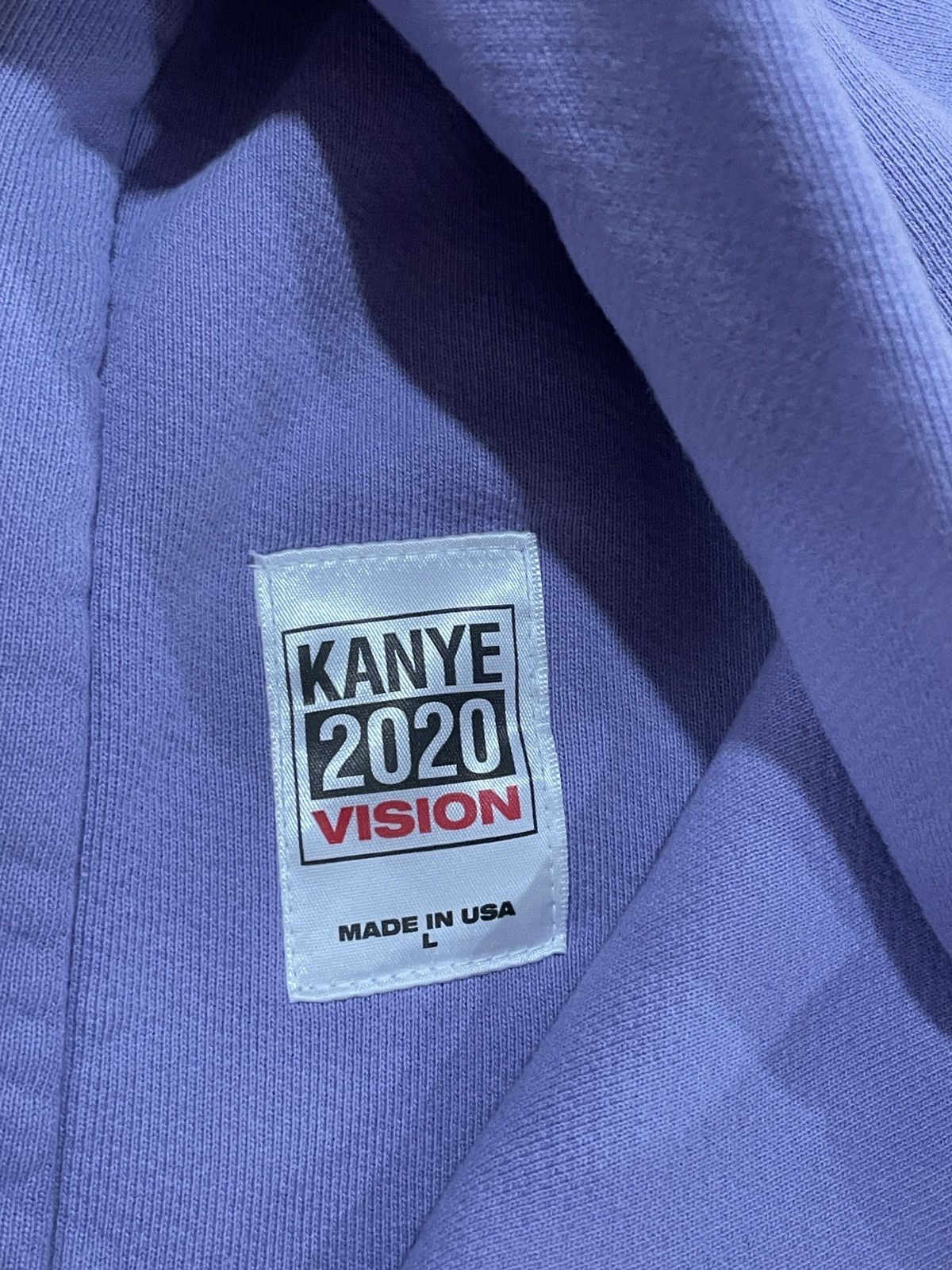 Kanye West × Yeezy Kanye West 2020 Vision Hoodie Lilac (Size Large) Size US L / EU 52-54 / 3 - 7 Thumbnail
