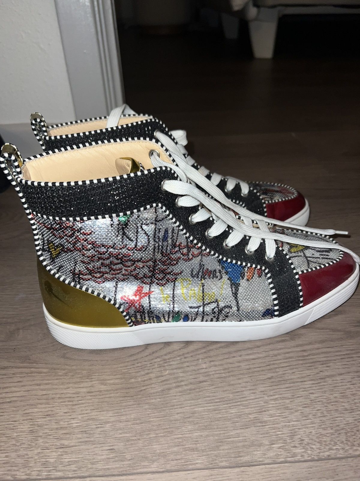 Christian Louboutin Christian Louboutin High Top Sneakers Size US 10 / EU 43 - 3 Thumbnail