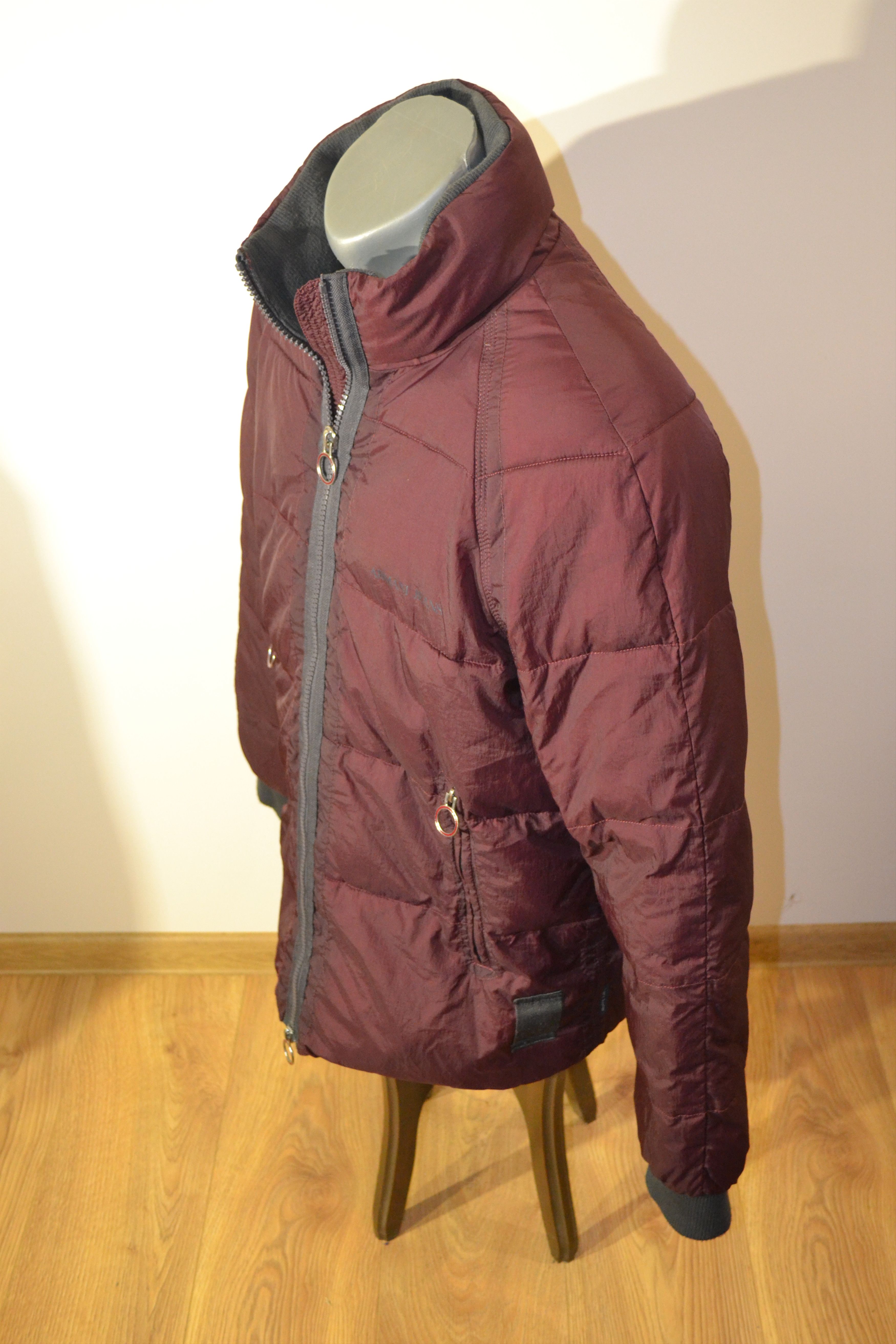 Armani Vintage Armani Jeans Puffer Jacket – Size L – Rare 2000s Size US L / EU 52-54 / 3 - 3 Thumbnail