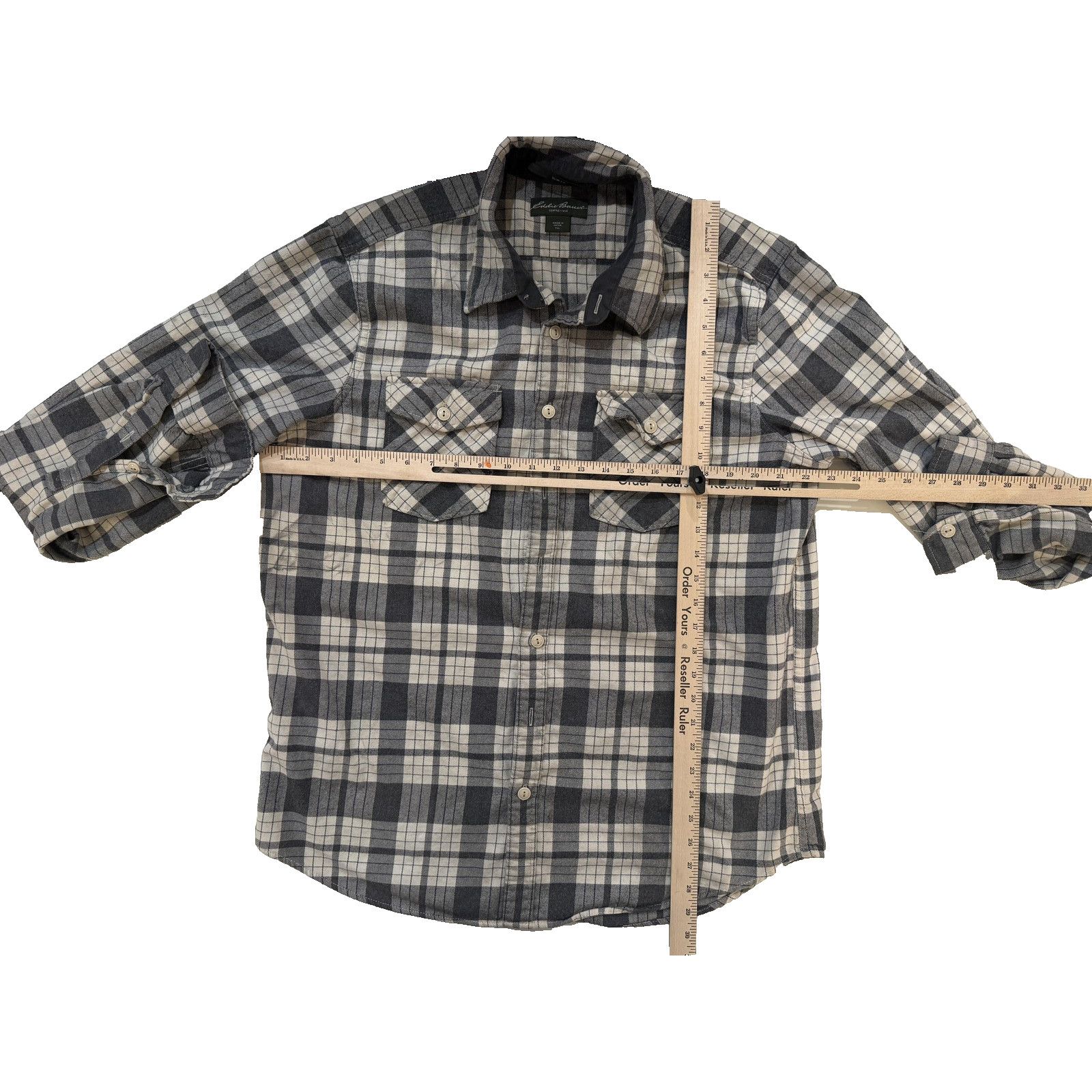 Eddie Bauer Vintage 90s Eddie Bauer Shirt Mens XL Long Sleeve Flannel Size US XL / EU 56 / 4 - 4 Thumbnail