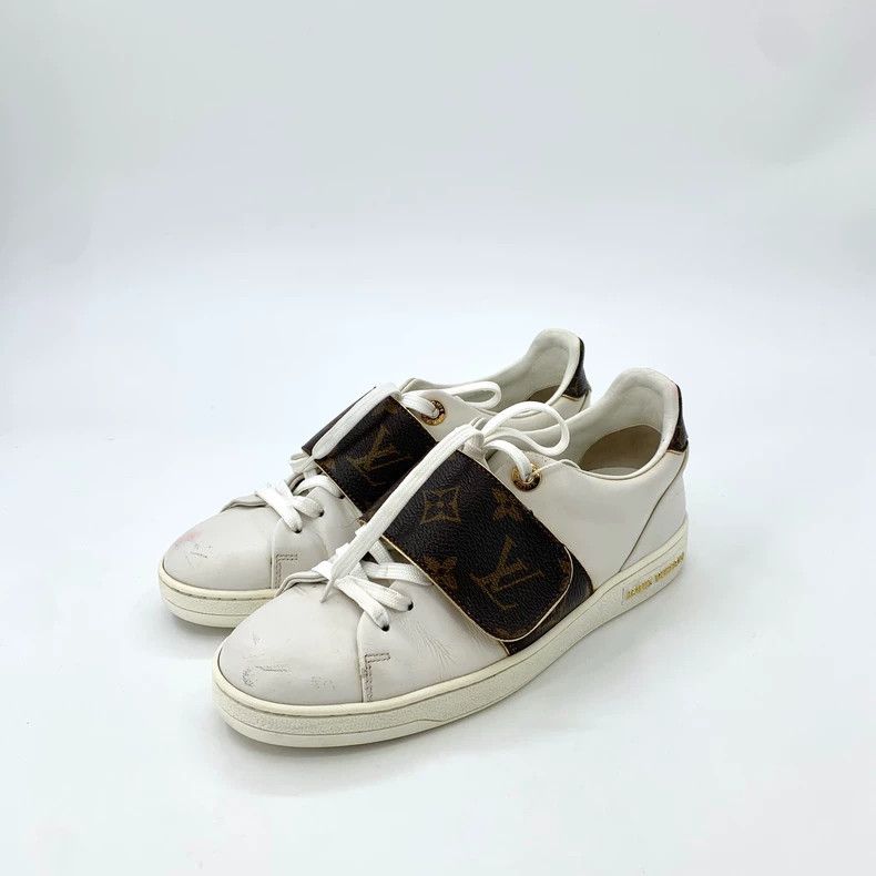 Louis Vuitton Louis Vuitton White logo presbyopic velcro lace-up board s Size US 5 / IT 35 - 1 Thumbnail