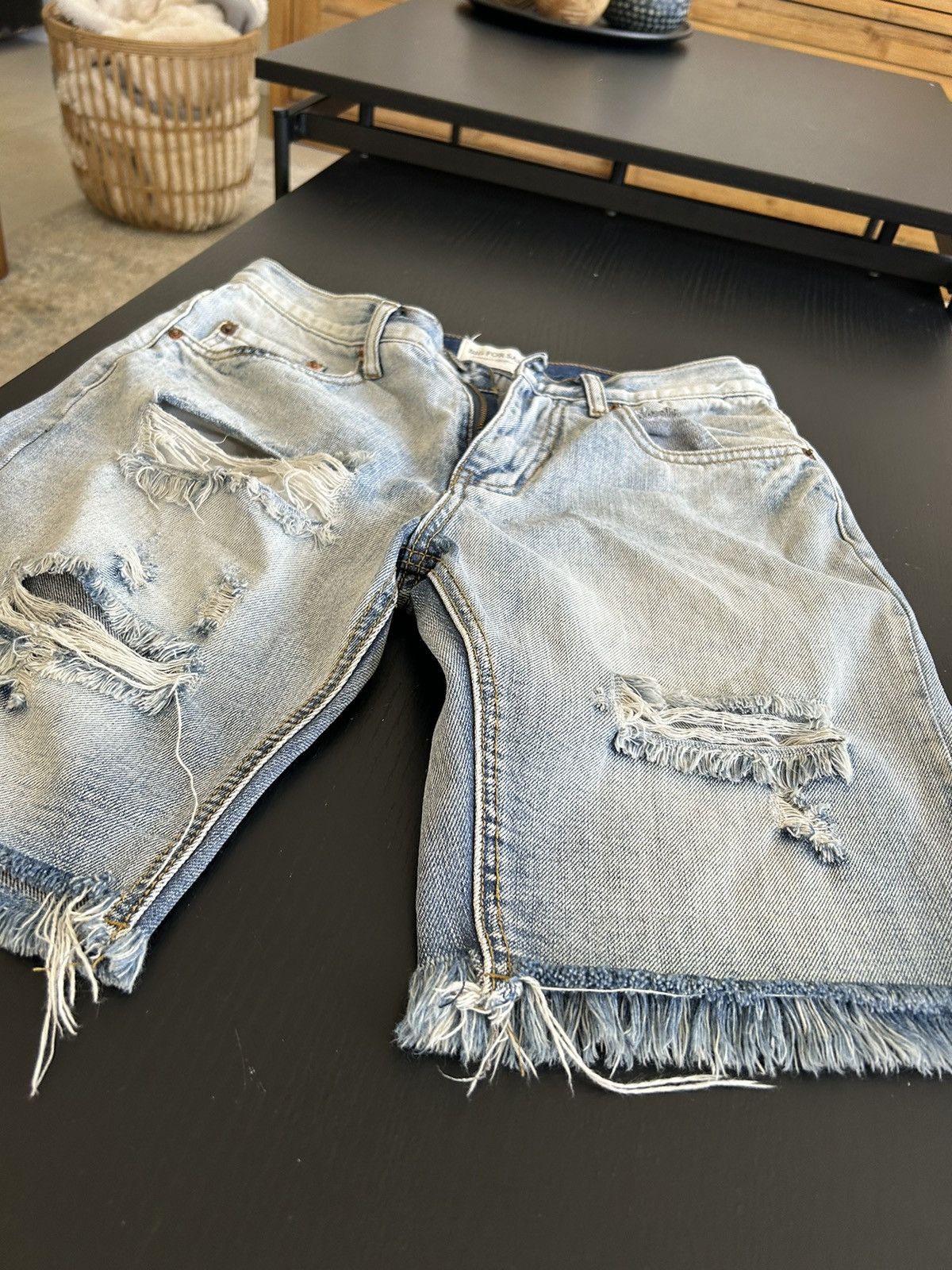 Other Ripped denim shorts Size US 29 - 2 Thumbnail