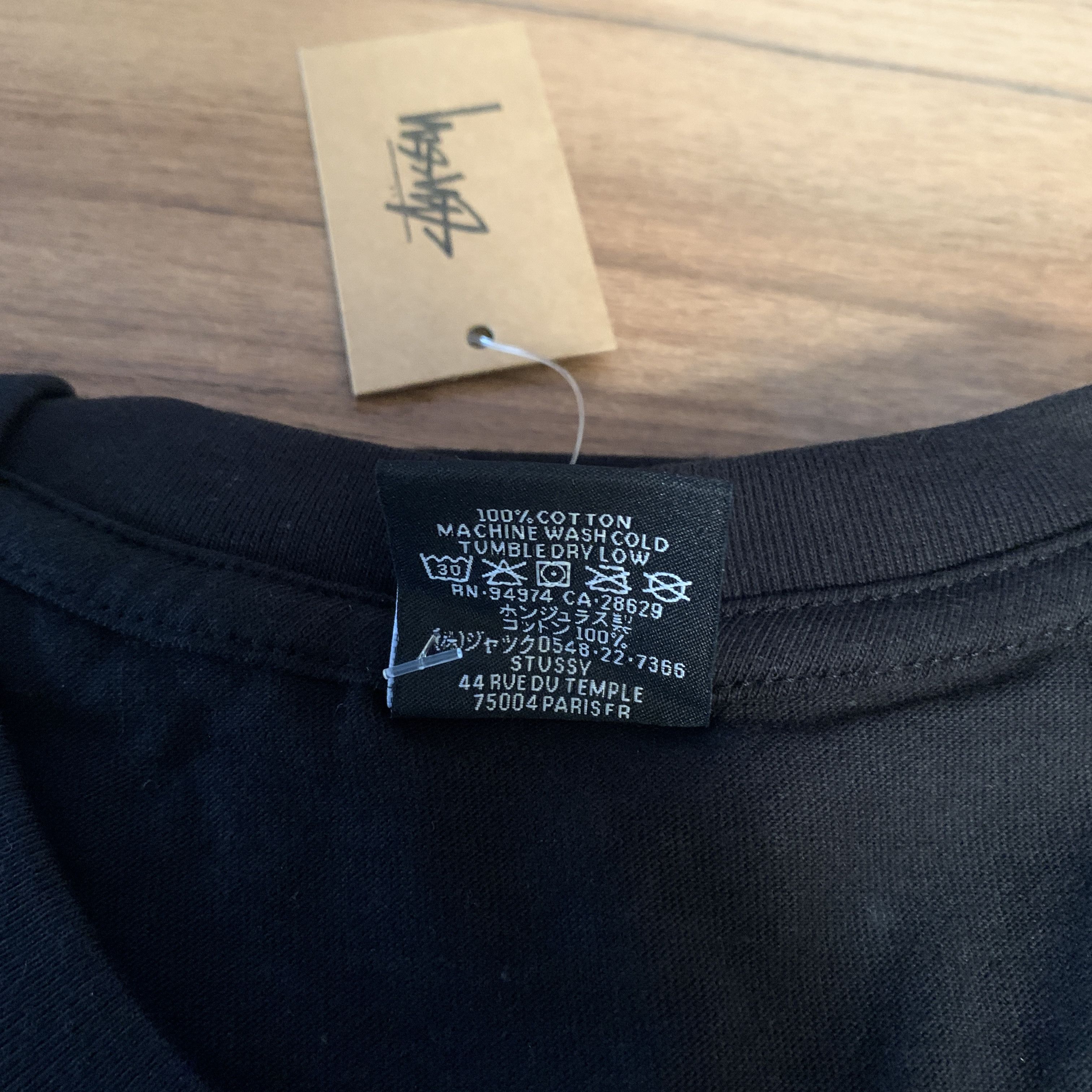 Stussy Stussy tee black Size US XL / EU 56 / 4 - 5 Thumbnail