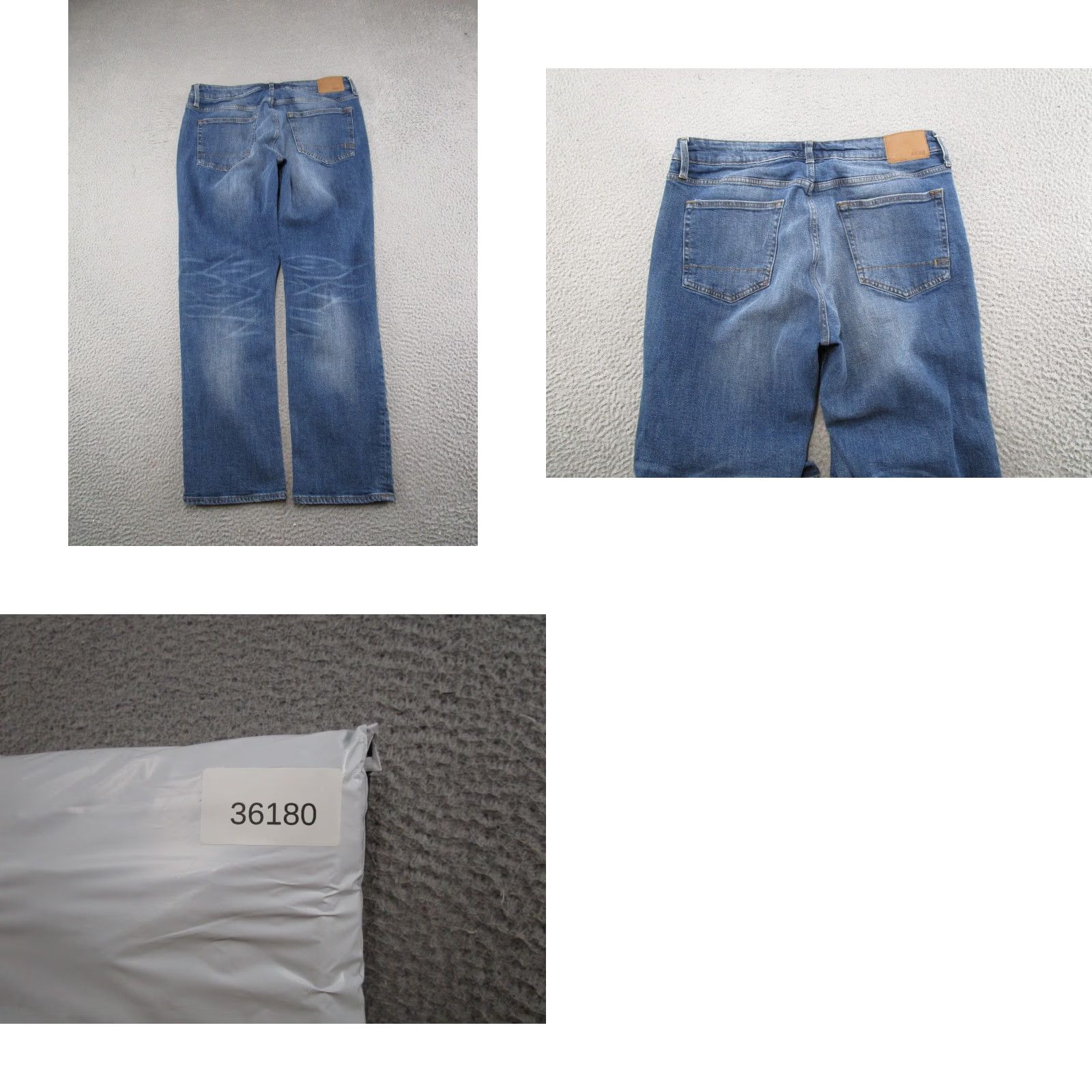 Vintage VINTAGE Aeropostale Slim Straight Jeans Blue 36x30 Distressed Denim Men 5-Pocket Read Size US 36 / EU 52 - 9 Thumbnail