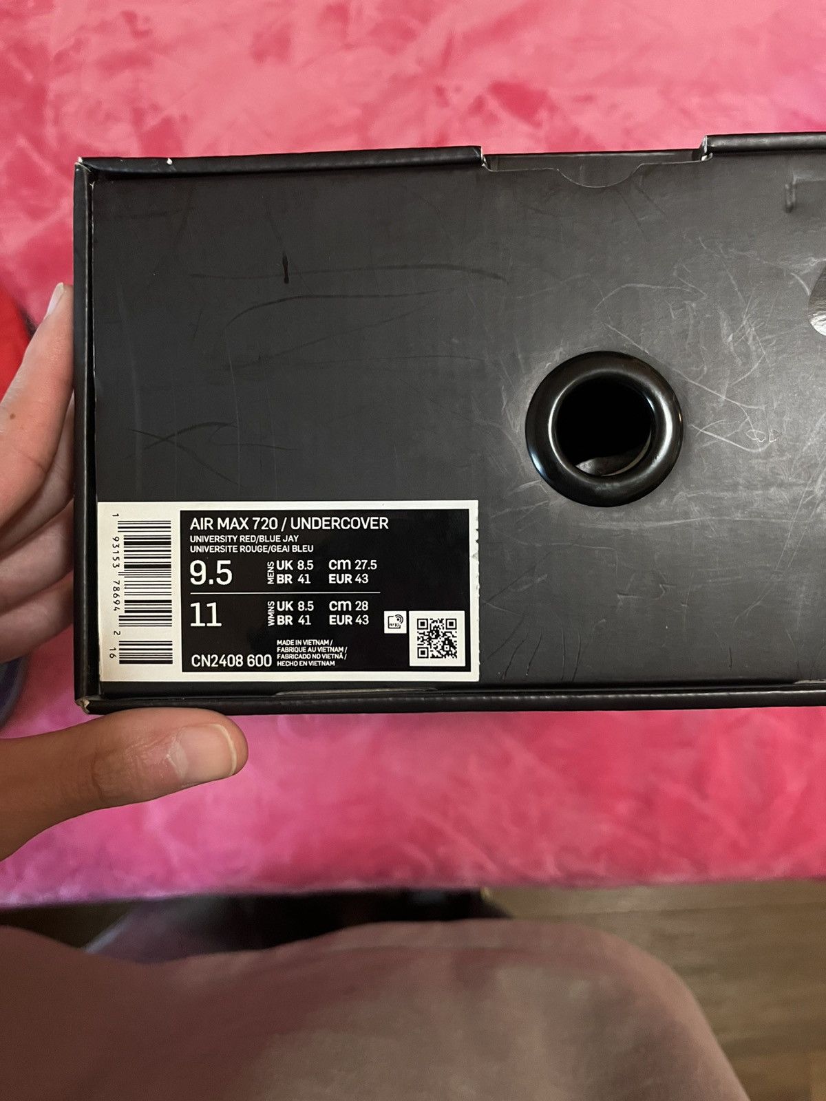 Nike × Undercover Nike x Undercover Air Max 720 University Red Blue Jay Size US 9.5 / EU 42-43 - 7 Thumbnail