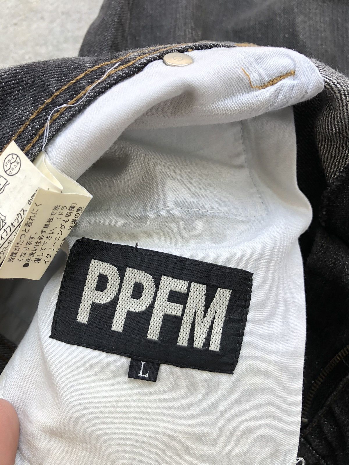 PPFM PPFM Distressed Jeans Slim Cut Size US 33 - 15 Thumbnail