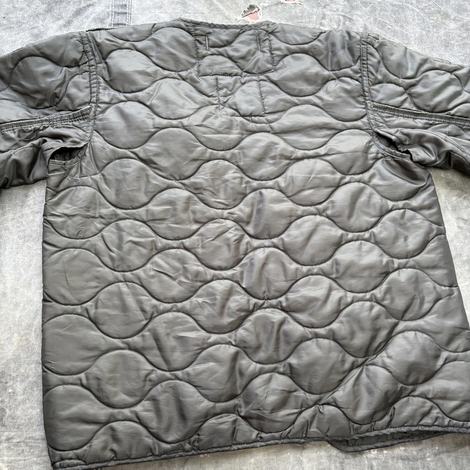 Vintage Vintage 80s Green Military Quilted Grunge M65 Jacket Liner Size US S / EU 44-46 / 1 - 6 Thumbnail