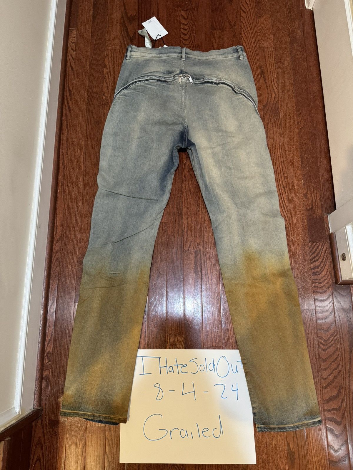 Rick Owens × Rick Owens Drkshdw Rick Owen Bolan Banana Sky/Orange Degrade Size US 36 / EU 52 - 6 Thumbnail