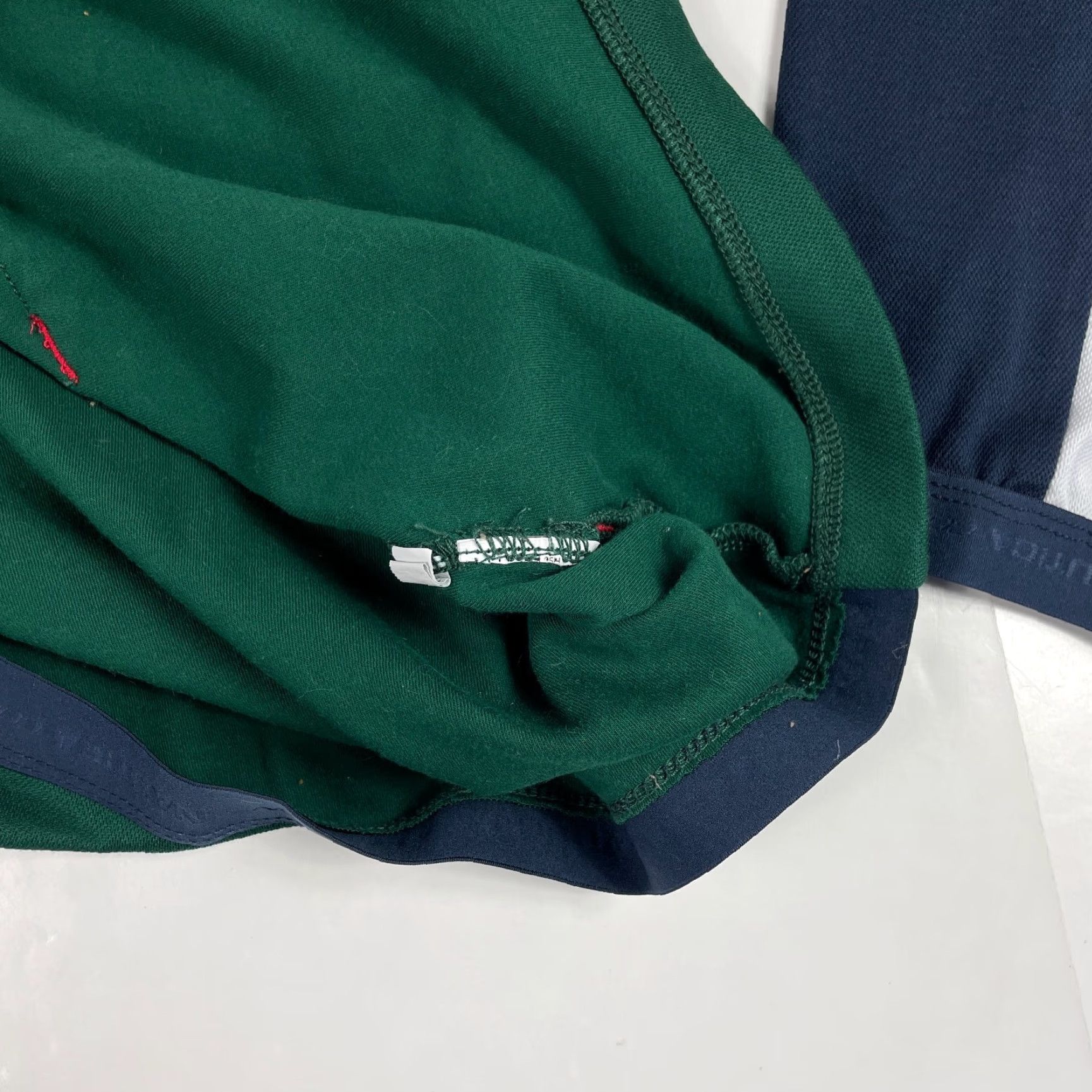 Nautica Nautica Sweater Mens Large Green Competition 1/4 Snap Pullover Hiking Golf Style Pullover Casual Christmas Outdoor Retro Mens Size US L / EU 52-54 / 3 - 6 Thumbnail