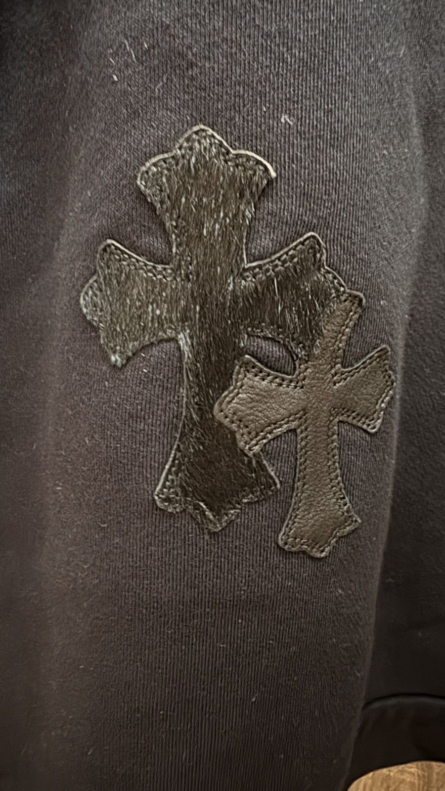Chrome Hearts Chrome Hearts Cross Patch Half Zip Black M Size US M / EU 48-50 / 2 - 6 Thumbnail