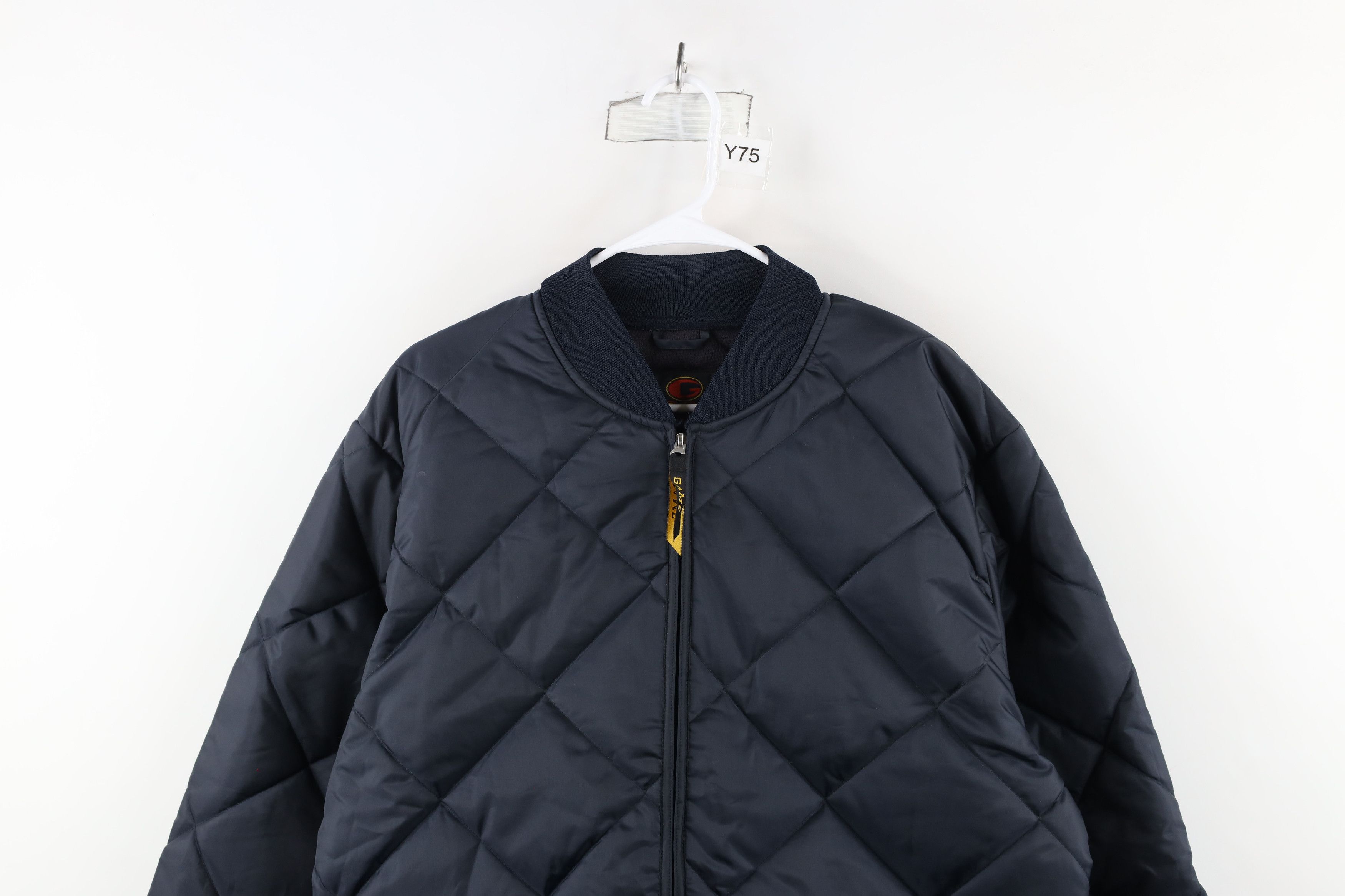 Vintage Deadstock Vintage 90s Streetwear Full Zip Puffer Jacket Size US L / EU 52-54 / 3 - 2 Thumbnail