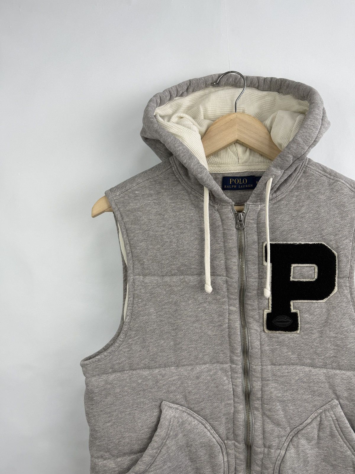 Polo Ralph Lauren 🇺🇸 Ralph Lauren Big Varsity Style P Vest Rare Retro Hype Y2K Size US S / EU 44-46 / 1 - 2 Thumbnail