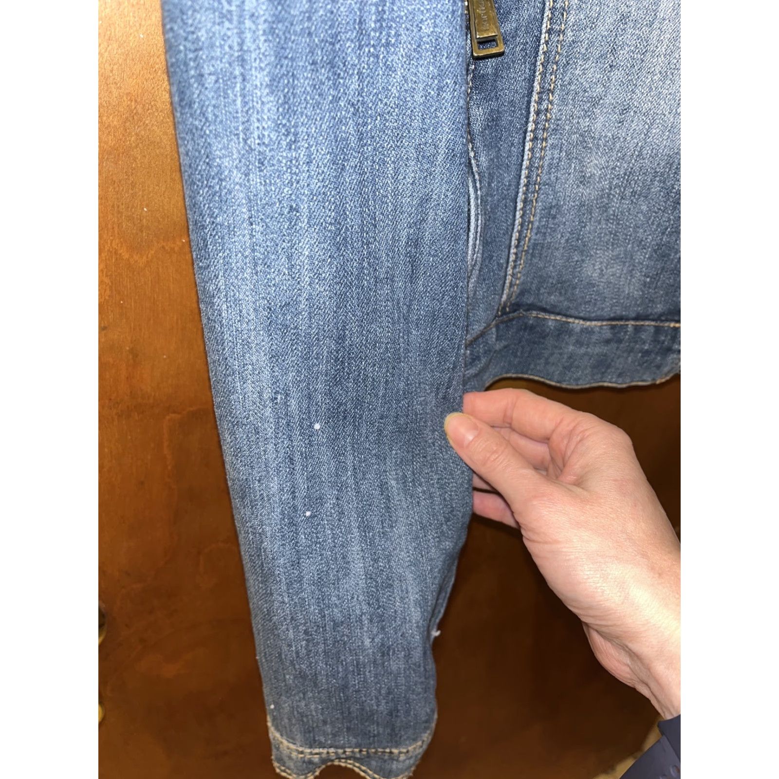 Vintage VINTAGE JouJou Denim Jacket 80s Motorcycle Style Medium Blue Zip Women’s Size M / US 6-8 / IT 42-44 - 6 Thumbnail