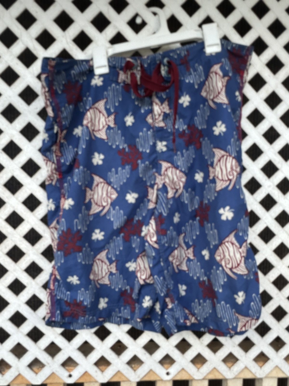 Reyn Spooner Reyn Spooner Swimming Shorts Hawaiian Print Blue Men's 34 Size US 34 / EU 50 - 1 Thumbnail