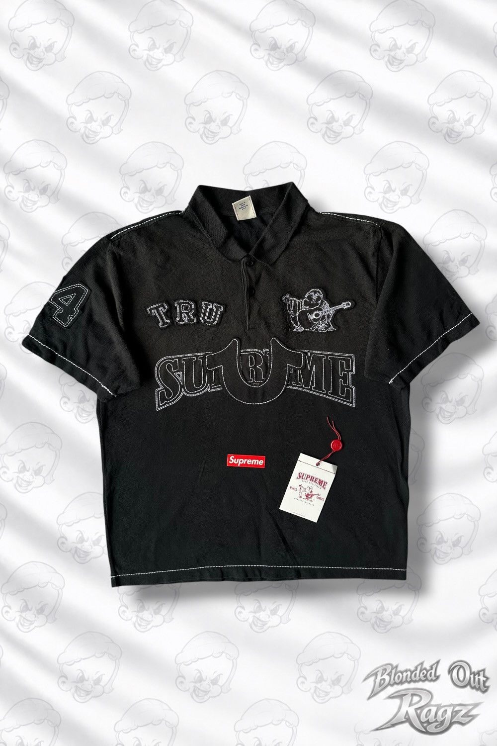 Supreme Cursive Polo | Grailed