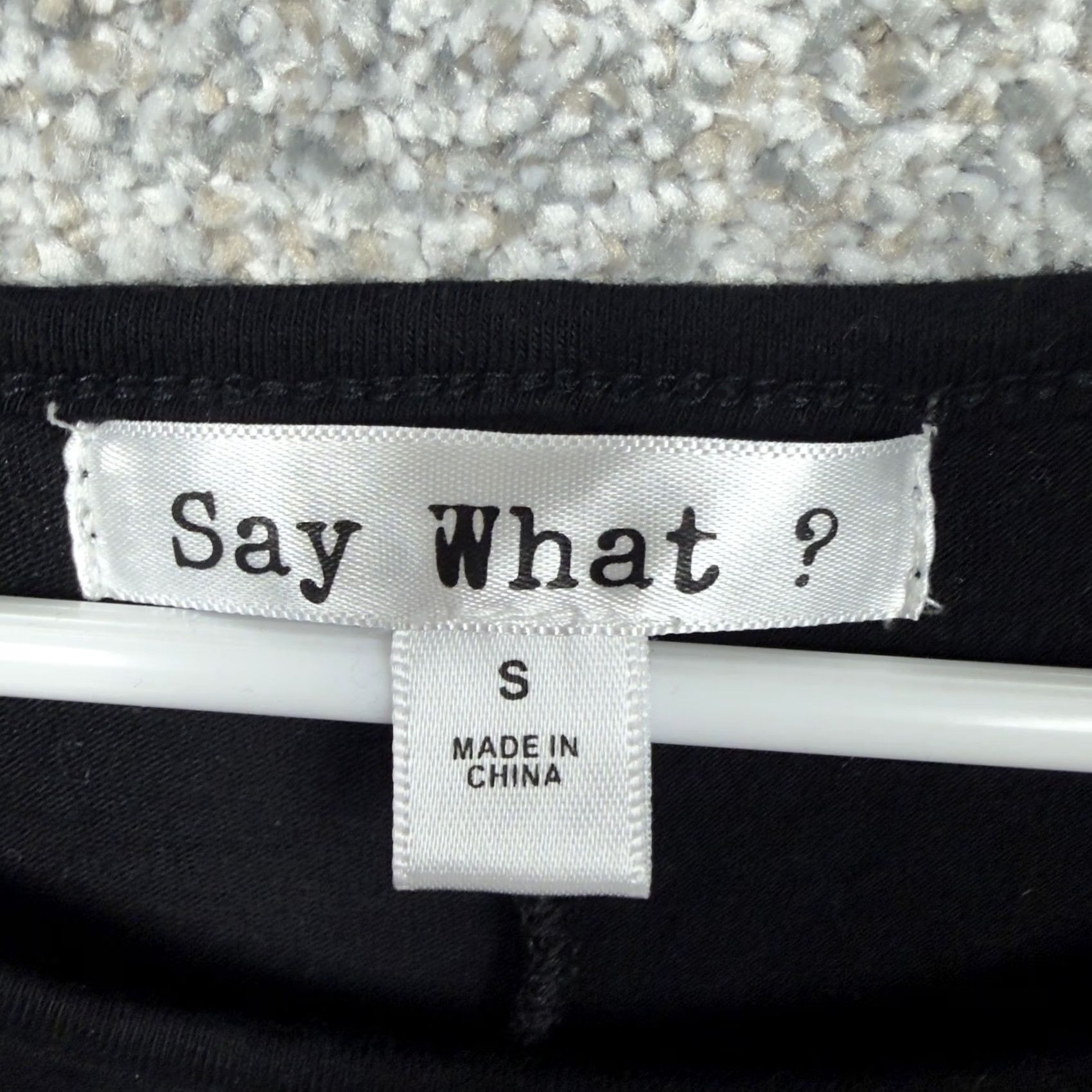 Vintage Say What? T-Shirt Swing Dress Small Minimalist Goth Artsy Avant Garde Size S / US 4 / IT 40 - 4 Thumbnail