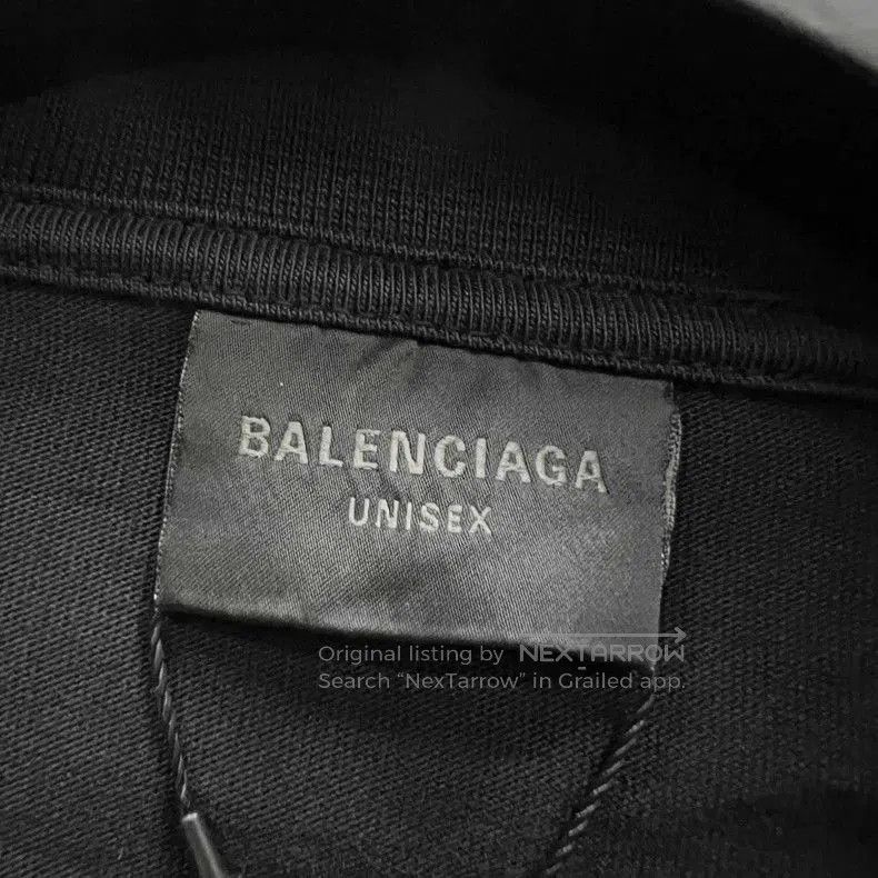 Balenciaga Balenciaga Black Logo Tag Short Sleeve. Size US XS / EU 42 / 0 - 3 Thumbnail