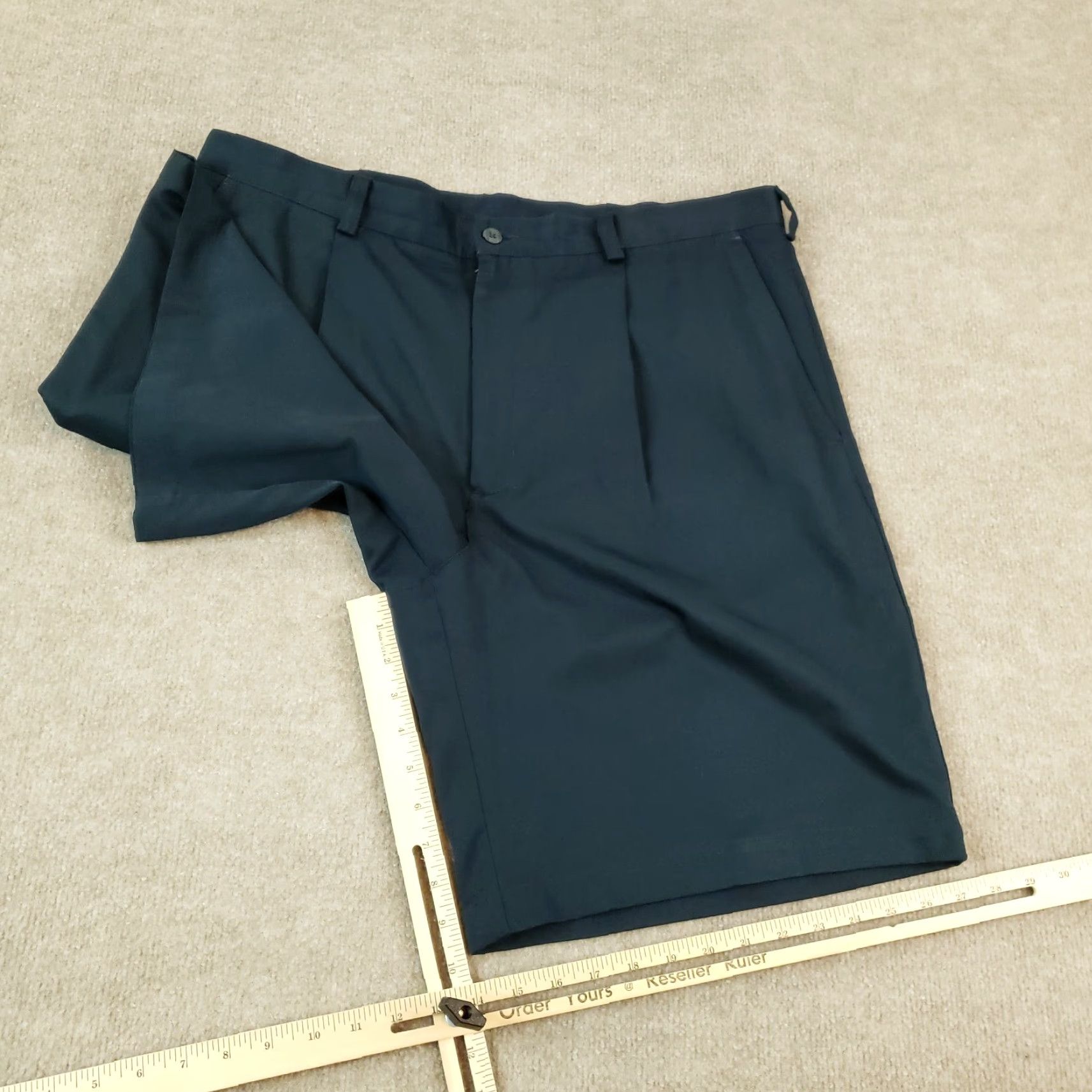 Nike Nike Mens Golf Shorts Blue Size 38 Extra Large Pleated Chino Golf Casual Size US 38 / EU 54 - 2 Thumbnail