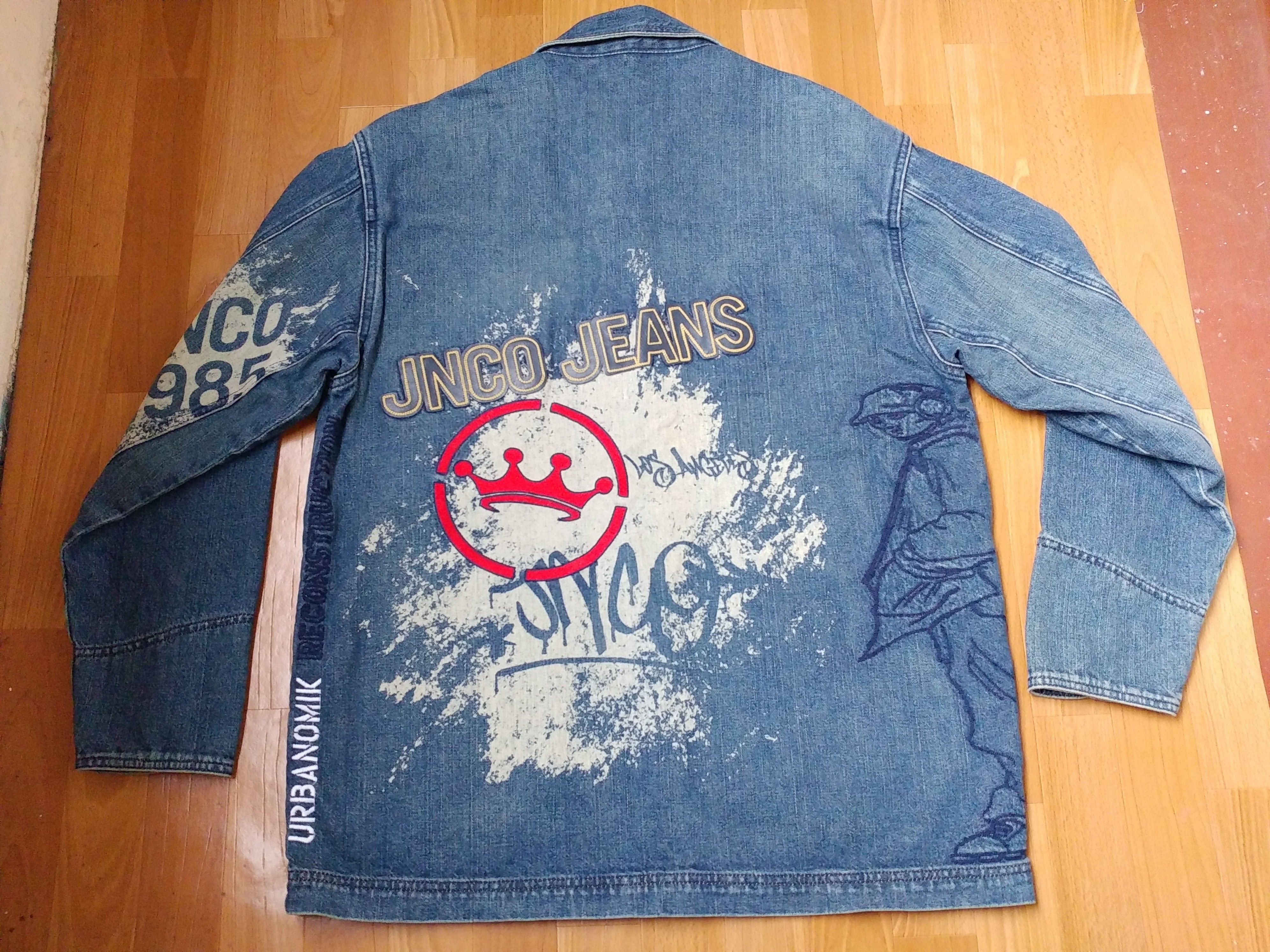 JNCO JNCO jeans jacket, 1990s denim, vintage skater 90s hip hop L Size US L / EU 52-54 / 3 - 1 Thumbnail