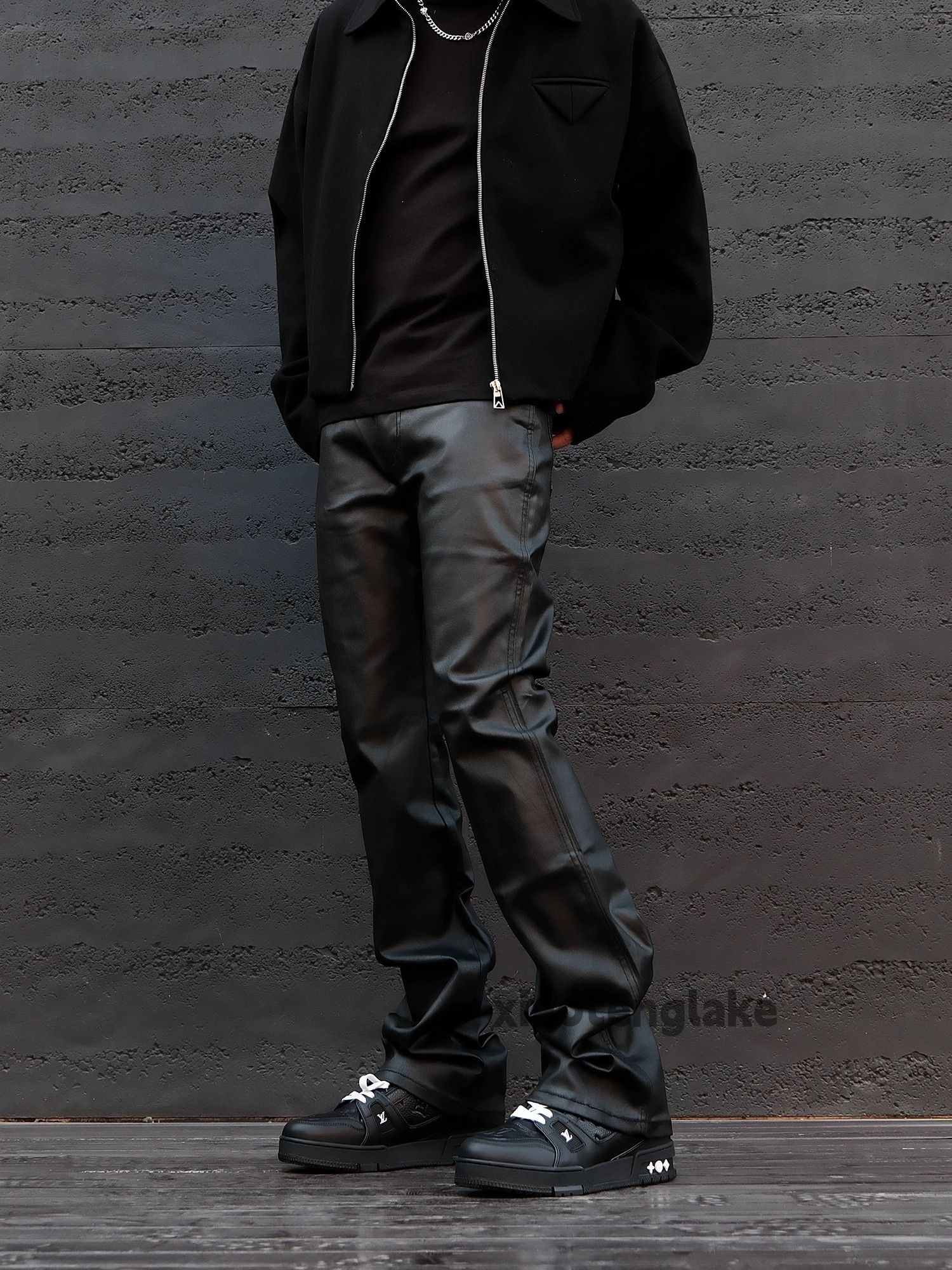 Designer × Japanese Brand × Vintage uti wax punk grunge bootcut flared cleanfit jeans Size US 34 / EU 50 - 8 Thumbnail