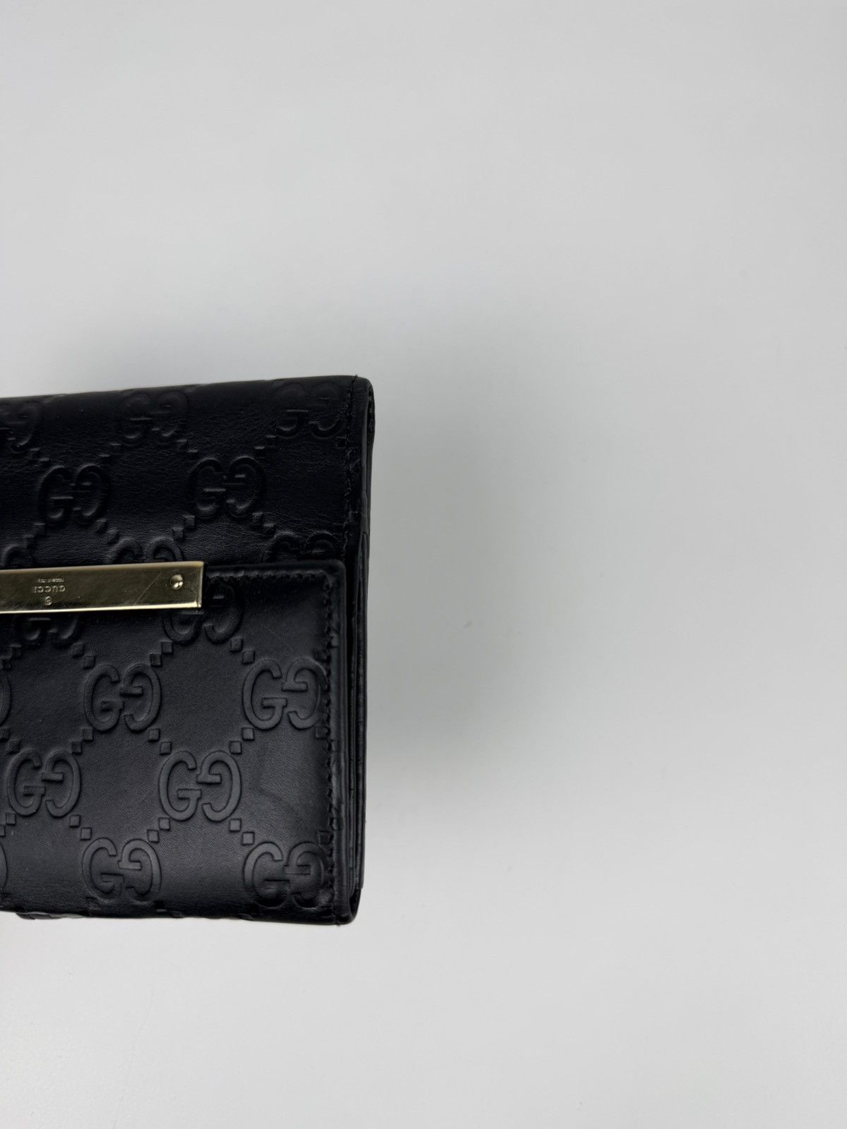 Gucci Gucci guccissima leather trifold wallet Size ONE SIZE - 4 Thumbnail