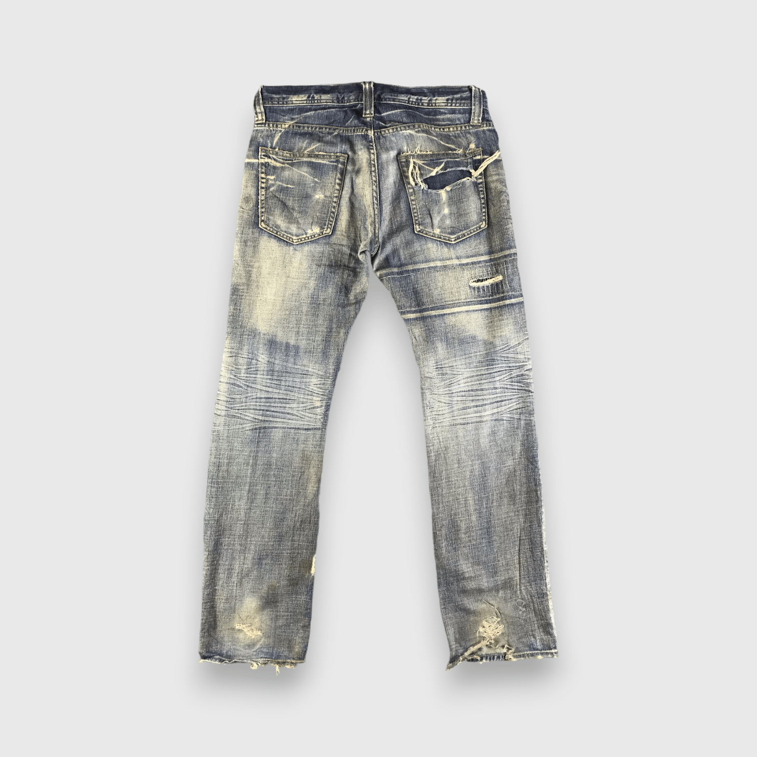 Japanese Brand Vintage Heritage Stone Jeans-J3861 Size US 34 / EU 50 - 2 Thumbnail