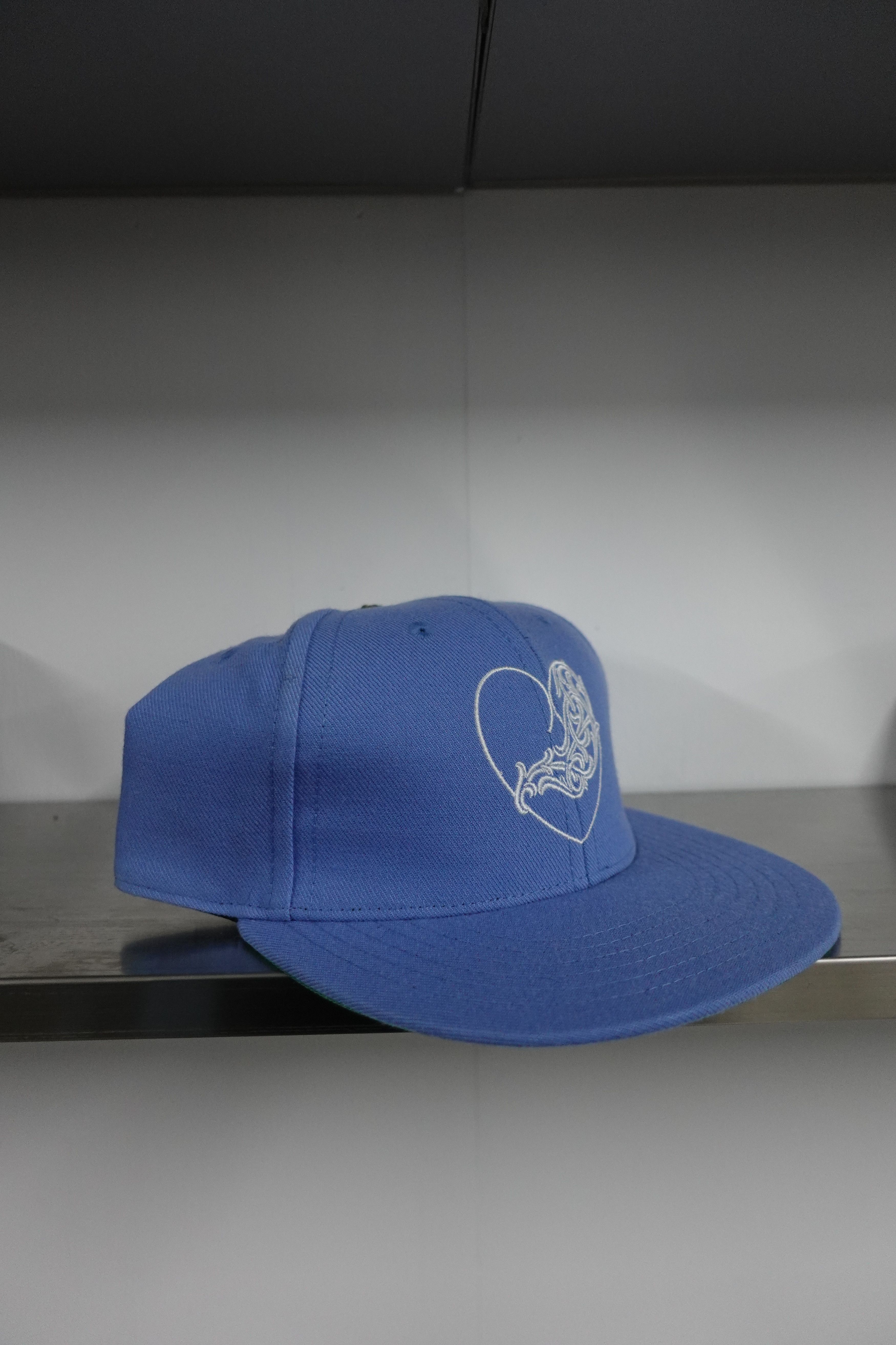 Chrome Hearts CHROME HEARTS VINE HEART FITTED HAT BLUE Size ONE SIZE - 2 Thumbnail