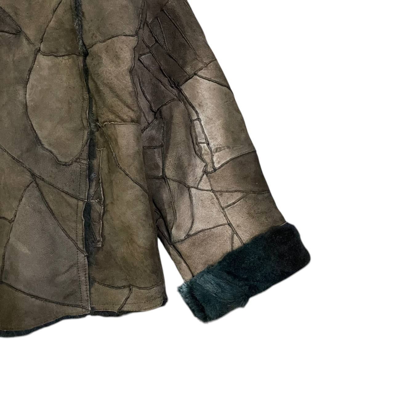 Issey Miyake Issey Miyake Inspired Patchwork Leather Jacket Shearling Size US M / EU 48-50 / 2 - 12 Thumbnail