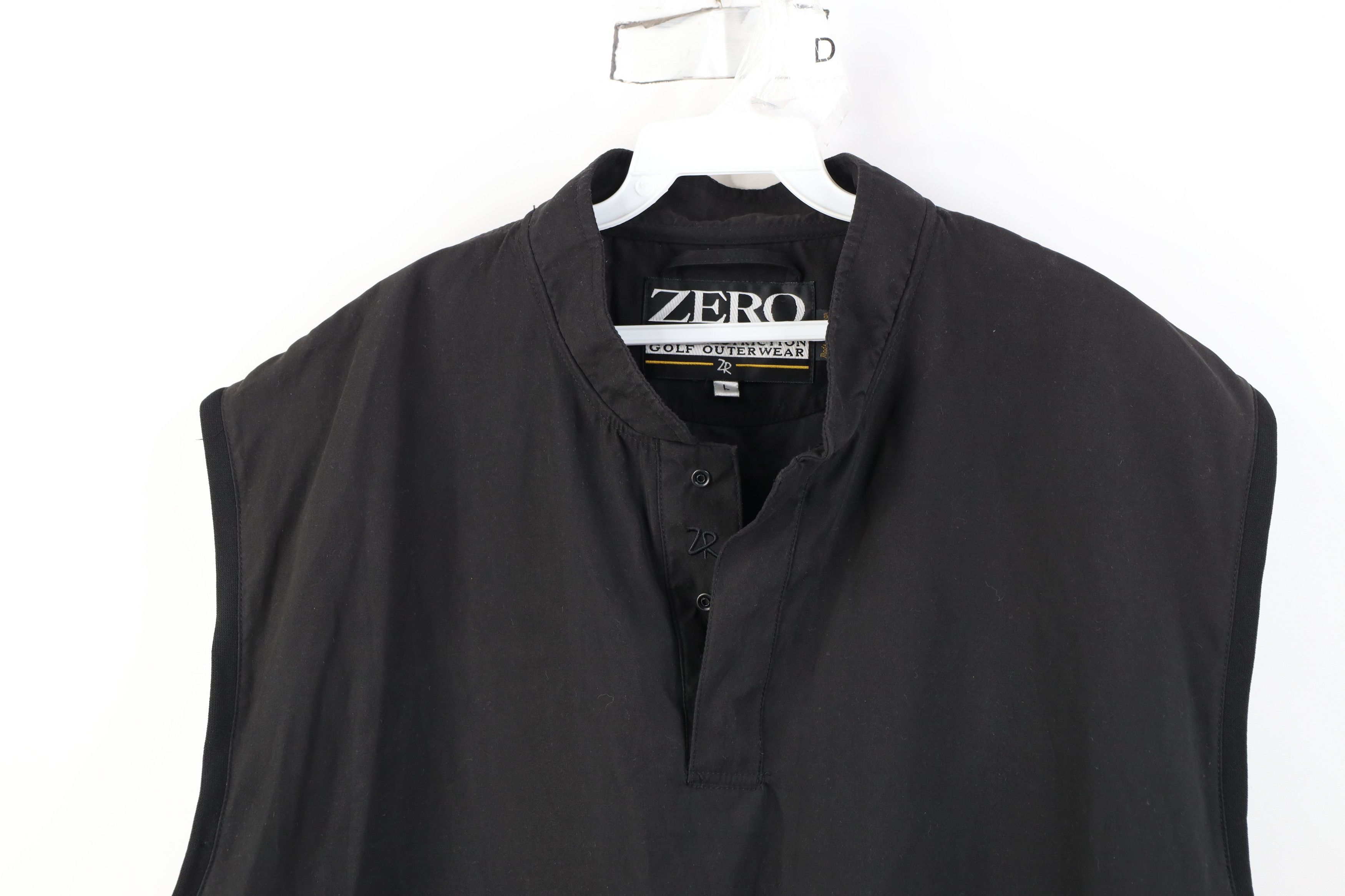 Vintage Zero Restriction Sleeveless Golf Vest Jacket Black Size US L / EU 52-54 / 3 - 2 Thumbnail