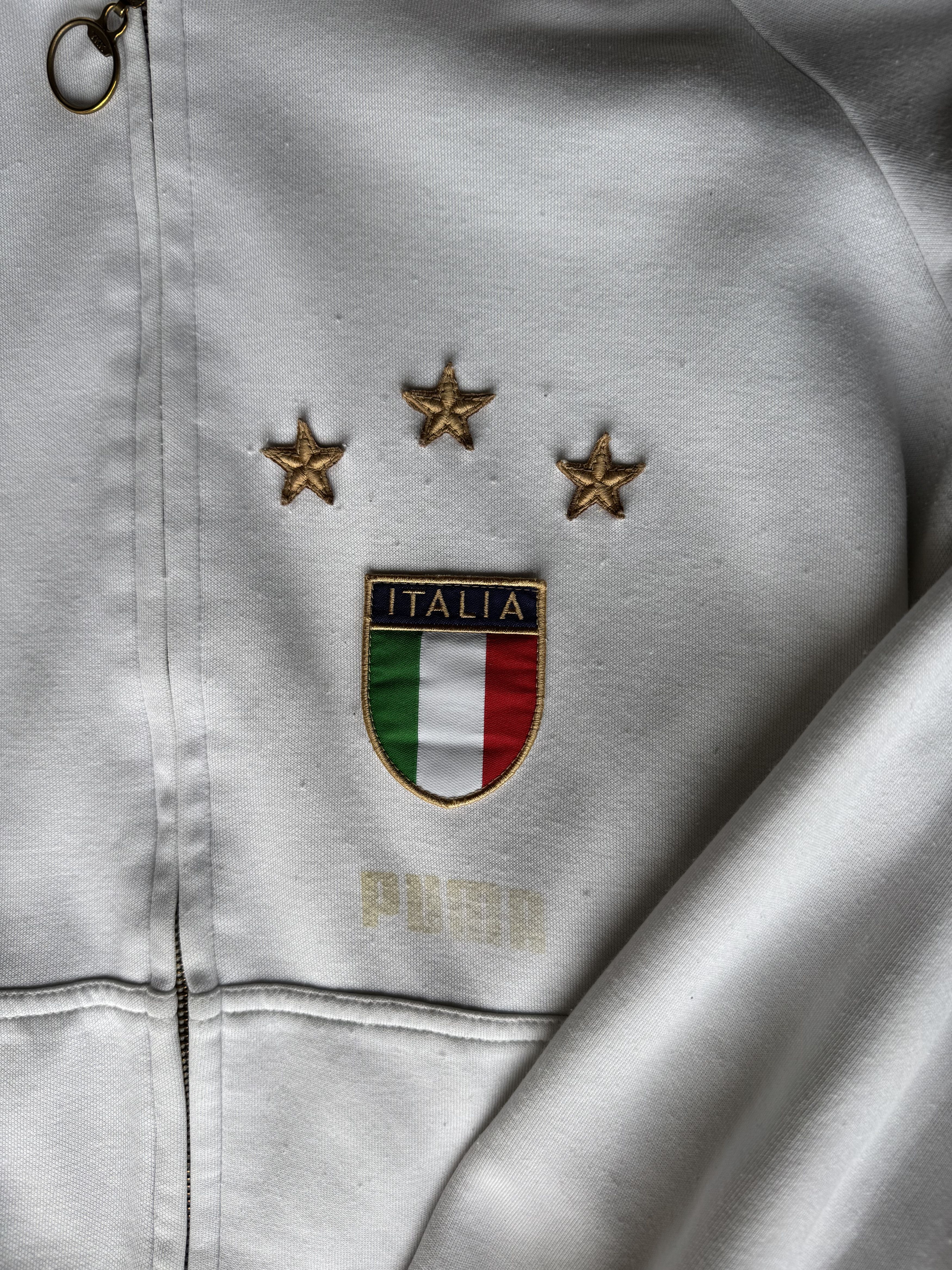 Puma Puma Italy Crest White Zip Jacket Y2K Size US M / EU 48-50 / 2 - 3 Thumbnail