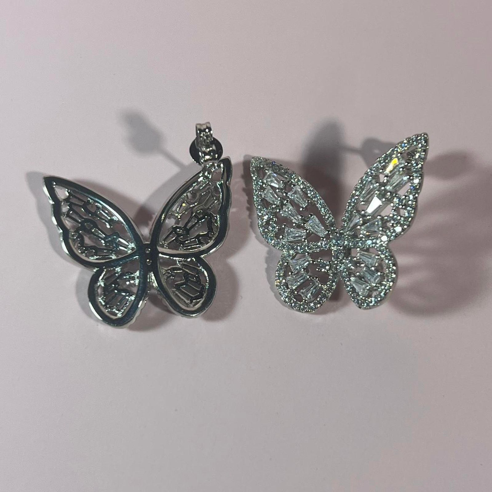 Jewelry Hespera silver butterfly jewelry set Size ONE SIZE - 2 Thumbnail