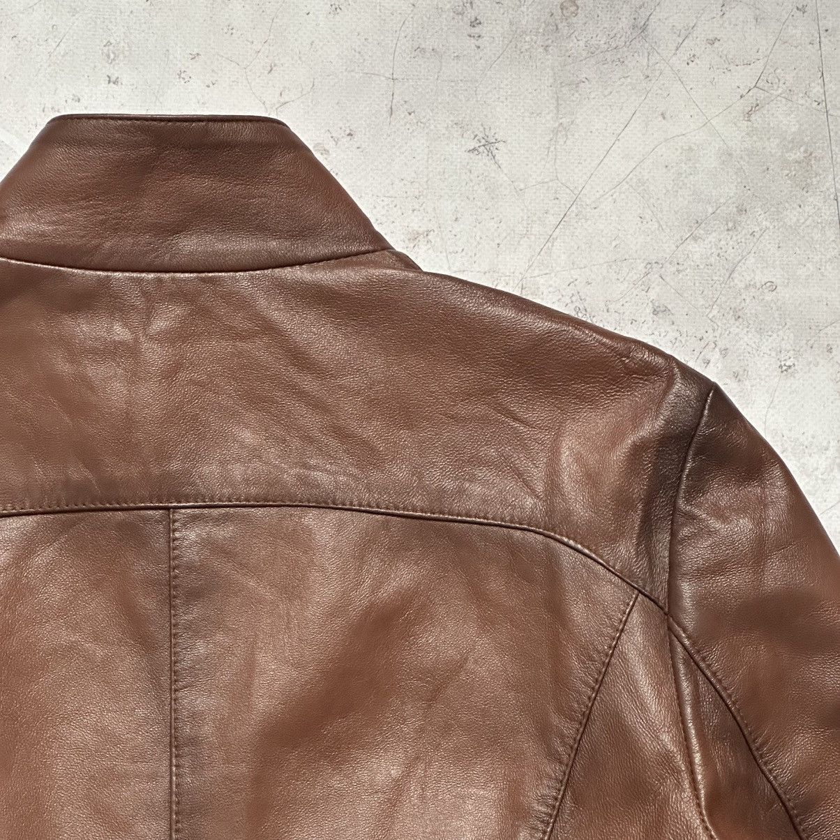 Gucci × Vera Pelle × Vintage Archive Vera Pelle leather Italy jacket Size M / US 6-8 / IT 42-44 - 9 Thumbnail