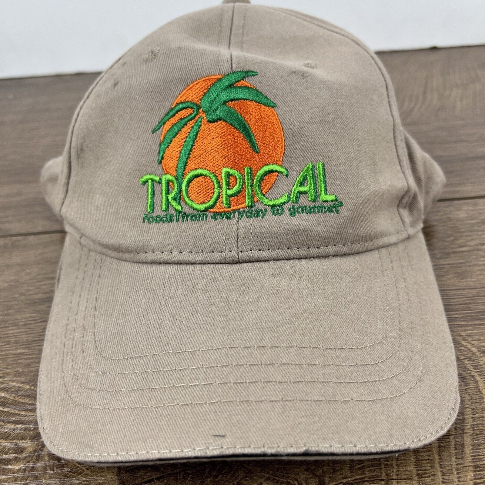 Other Tropical Hat Tropical Foods Hat Tan Brown Hat Adjustable Tan Size ONE SIZE - 5 Thumbnail