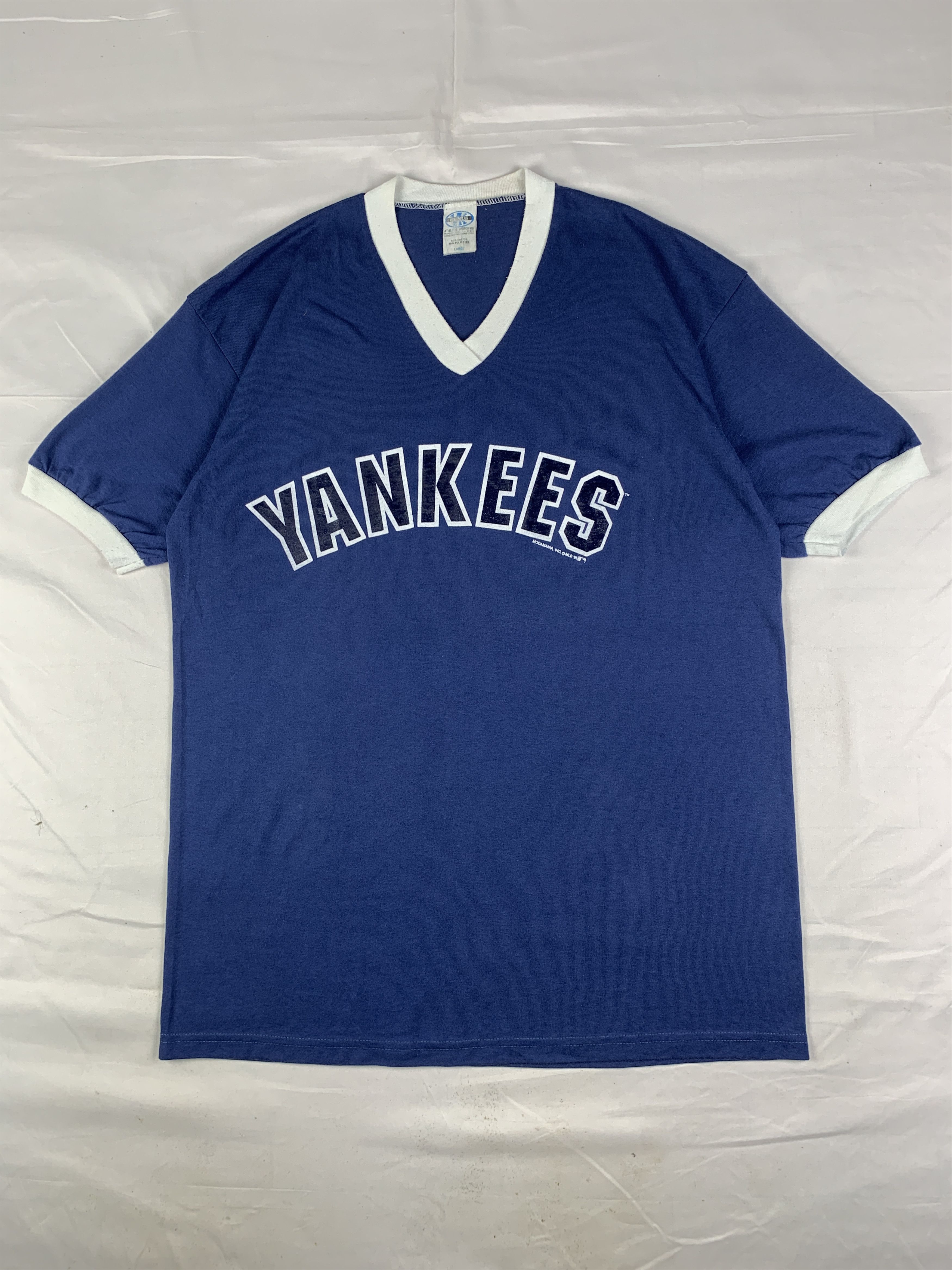 New York Yankees 1995 MLB New York Yankees Ringer Tee (L) Size US L / EU 52-54 / 3 - 1 Thumbnail