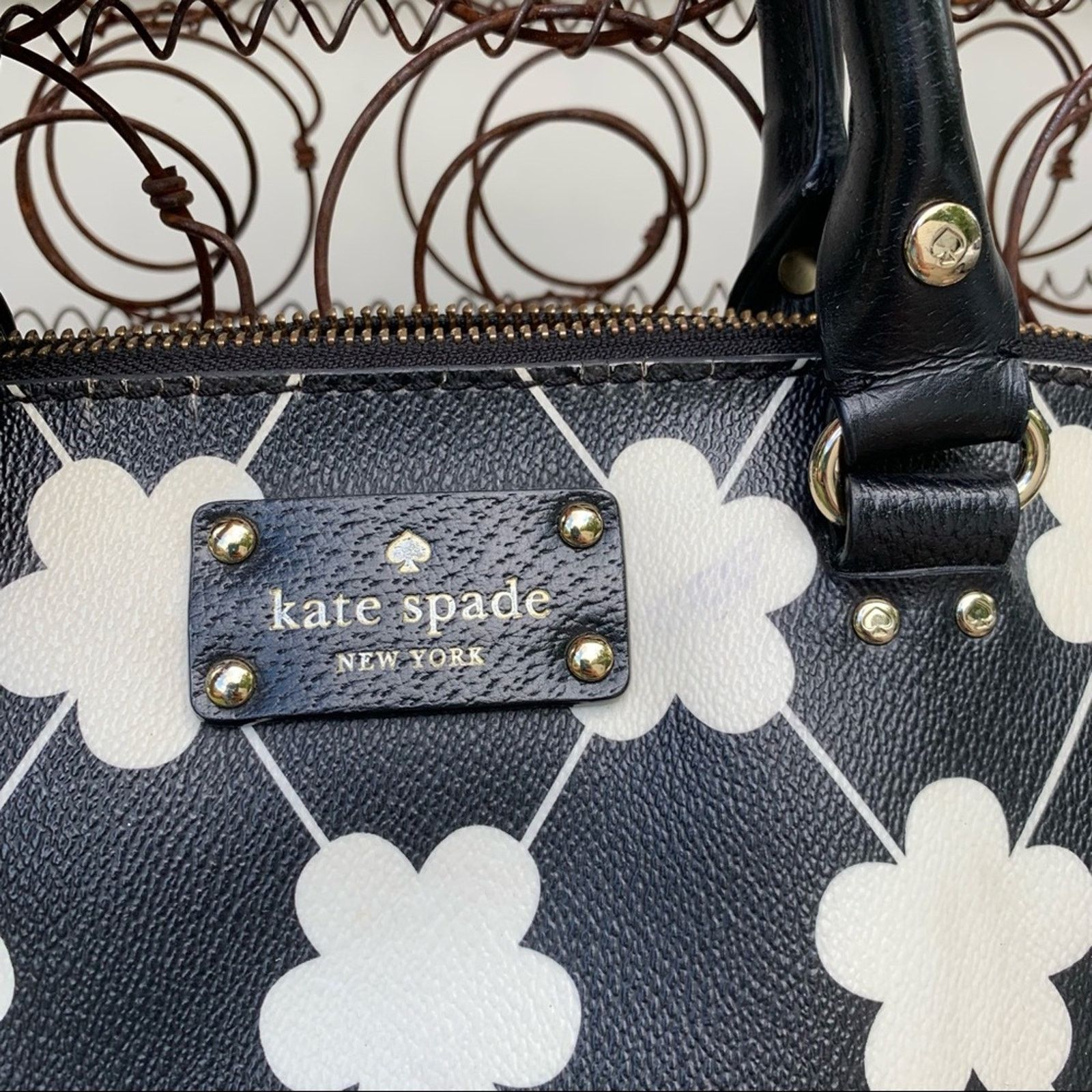Kate Spade Kate Spade Rachelle Wellesley black floral purse Size ONE SIZE - 3 Thumbnail