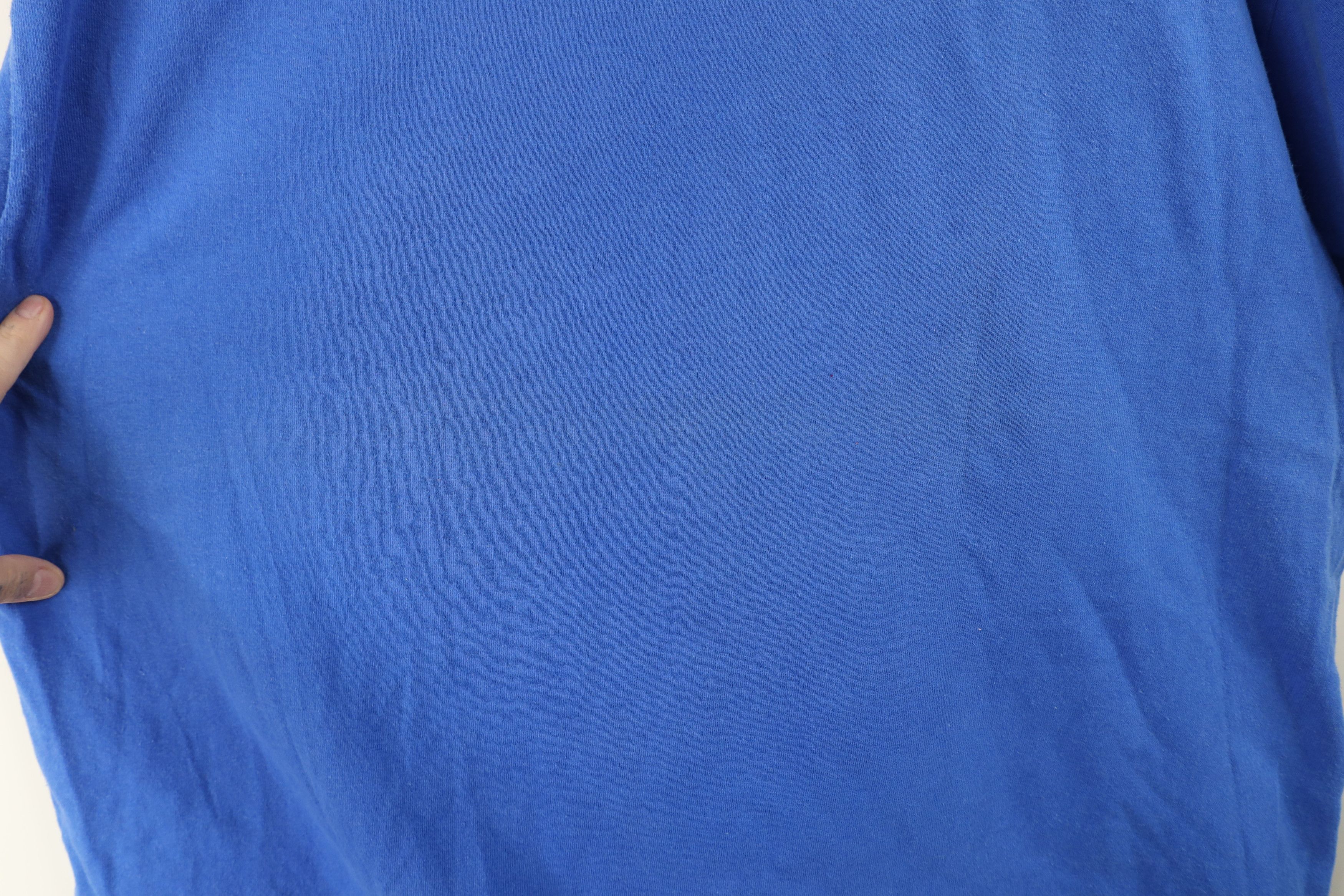Hanes Vintage 90s Hanes Blank Heavyweight Sun Faded T-Shirt USA Size US L / EU 52-54 / 3 - 13 Thumbnail