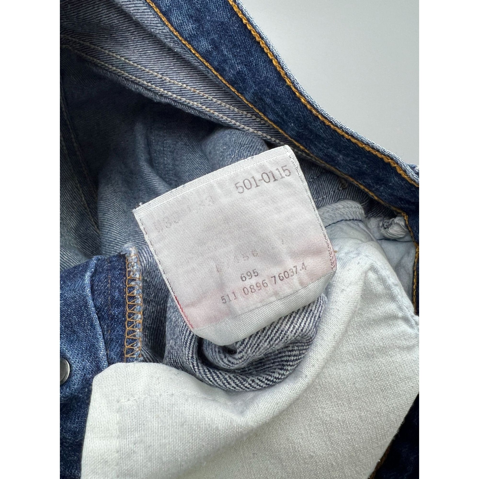 Levi's Levi’s 501 Made In USA Denim Jeans Pants (Y0921) Size US 33 - 7 Thumbnail